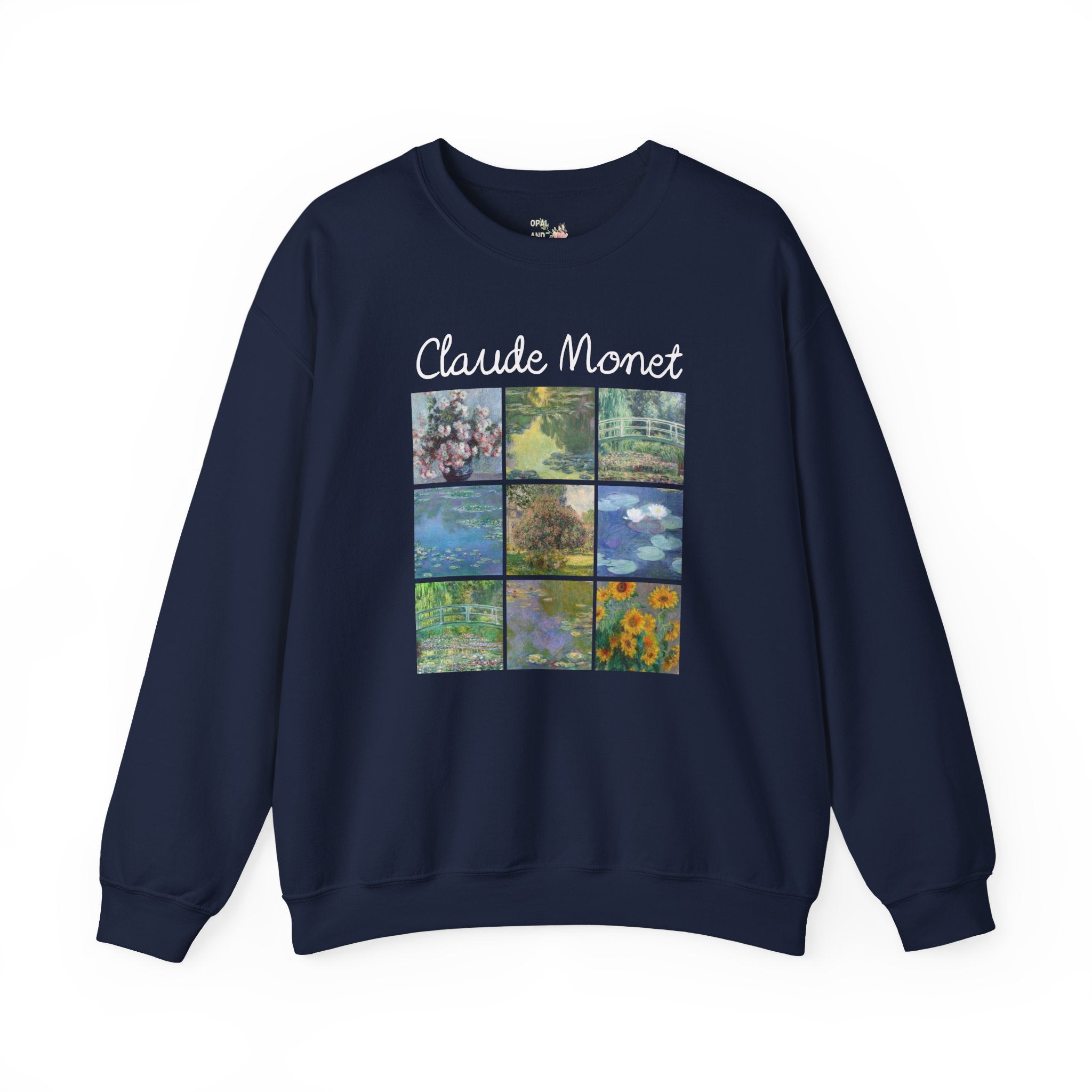 Cute Claude Monet Sweatshirt, Art Historian or Friend Who Loves Art, French History Professor or Artist, 19th Century Impressionist Artist - Opal and June