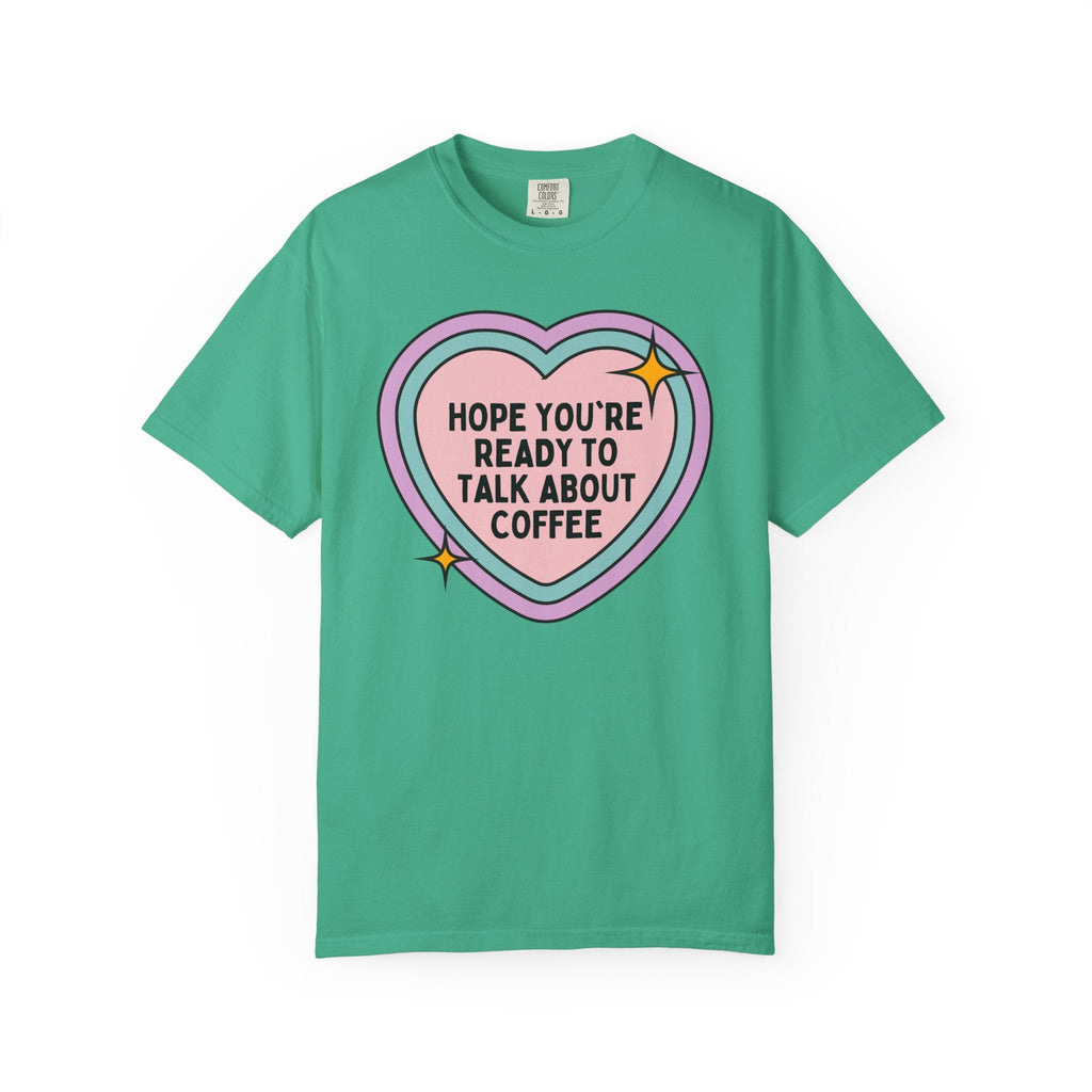 Cute Coffee Lover Tee Shirt for Barista or Friend Who Owns a Coffee Shop, Funny Saying Coffee T-Shirt for Mom or Student Who Loves Coffee - Opal and June