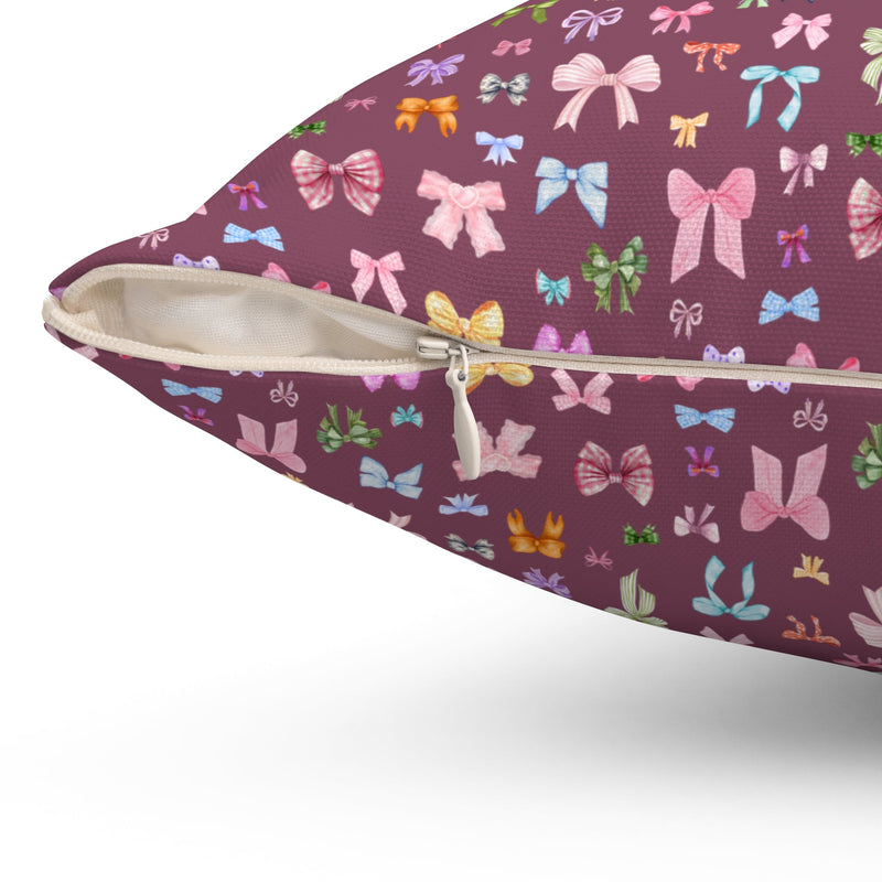 Cute Coquette Bow Pillow - Opal and June