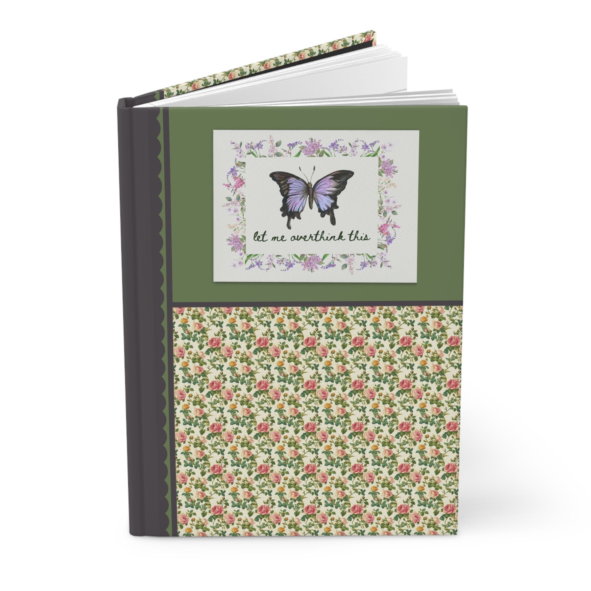 Cute Cottagecore Journal with Flowers - Opal and June