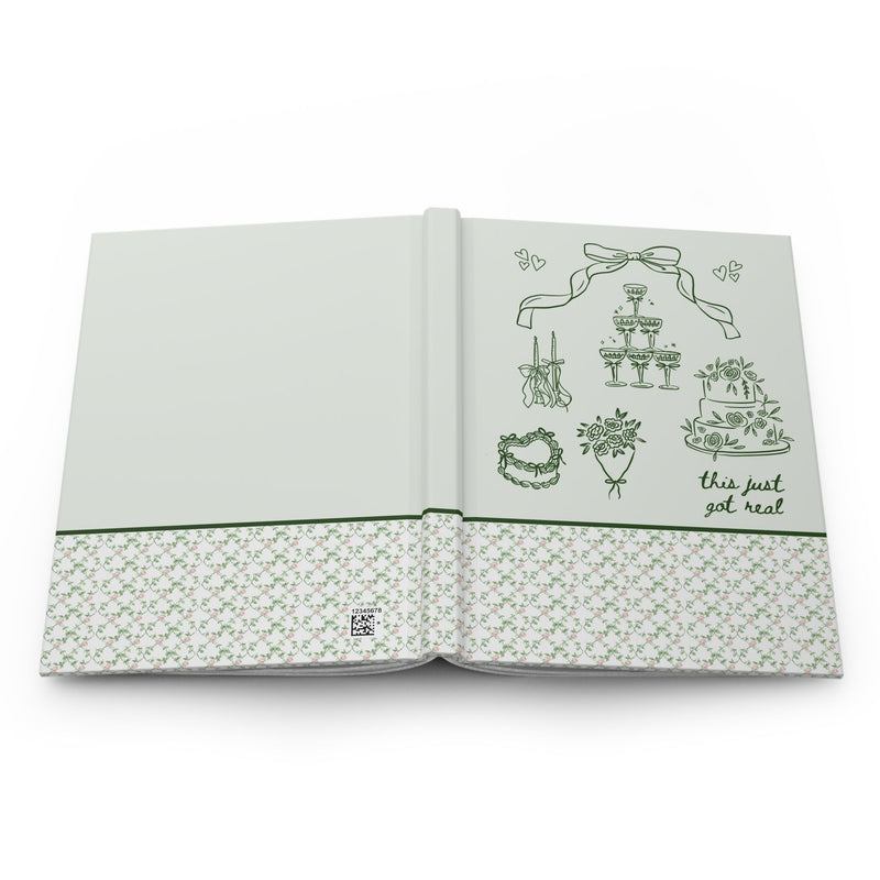 Cute Cottagecore Notebook for Bride - Opal and June