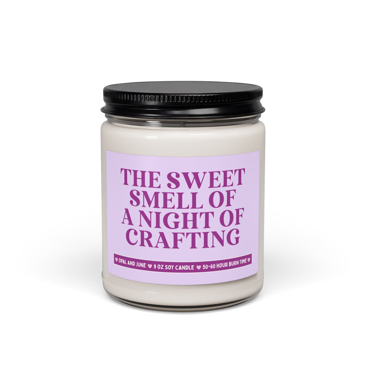 Cute Crafting Gift for Mom or Sister Who Loves to Craft or Make Projects: The Sweet Smell of a Night of Crafting, Craft Night Friend Gift - Opal and June