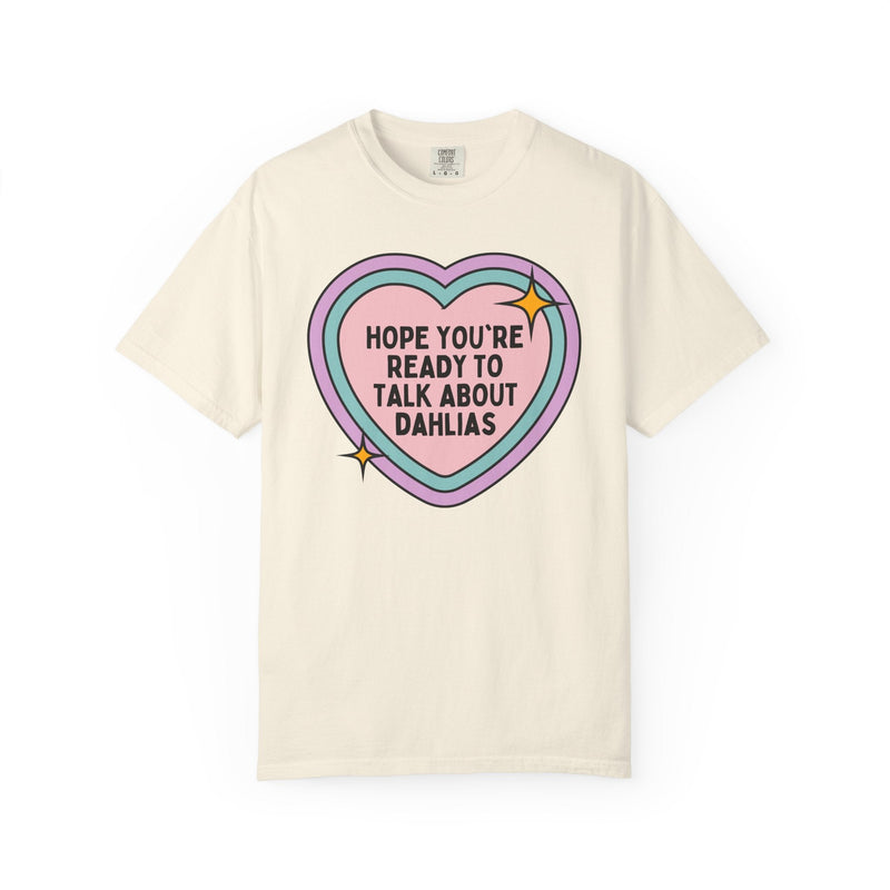 Cute Dahlia Lover Tee Shirt, Cut Flower Farmer, Cut Flower Gardner that Loves Dahlia Flowers, Garden Lover Gift for Mother's Day or Birthday - Opal and June