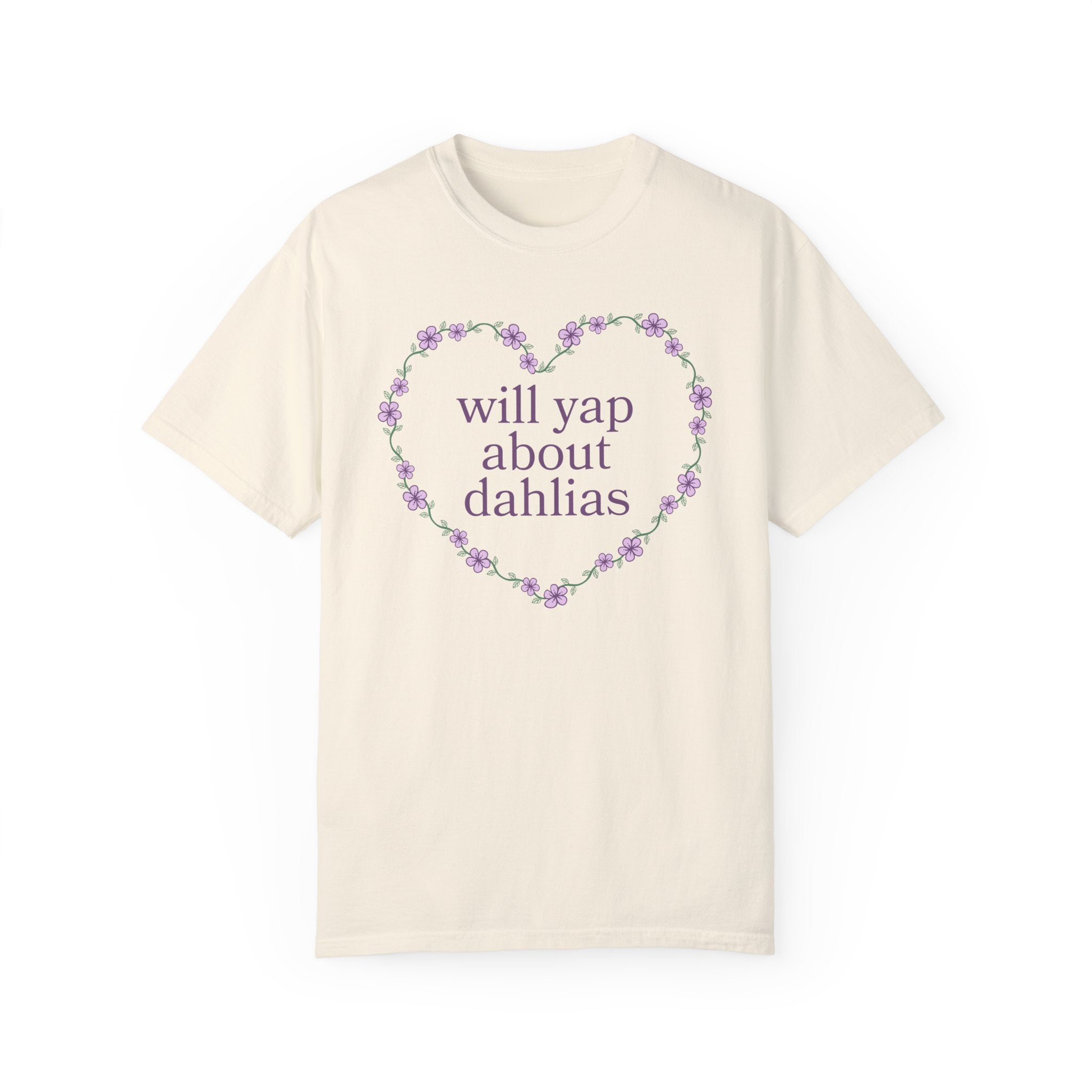 Cute Dahlia Lover Tee Shirt, Cut Flower Farmer, Cut Flower Gardner that Loves Dahlia Flowers, Garden Lover Gift for Mother's Day or Birthday - Opal and June