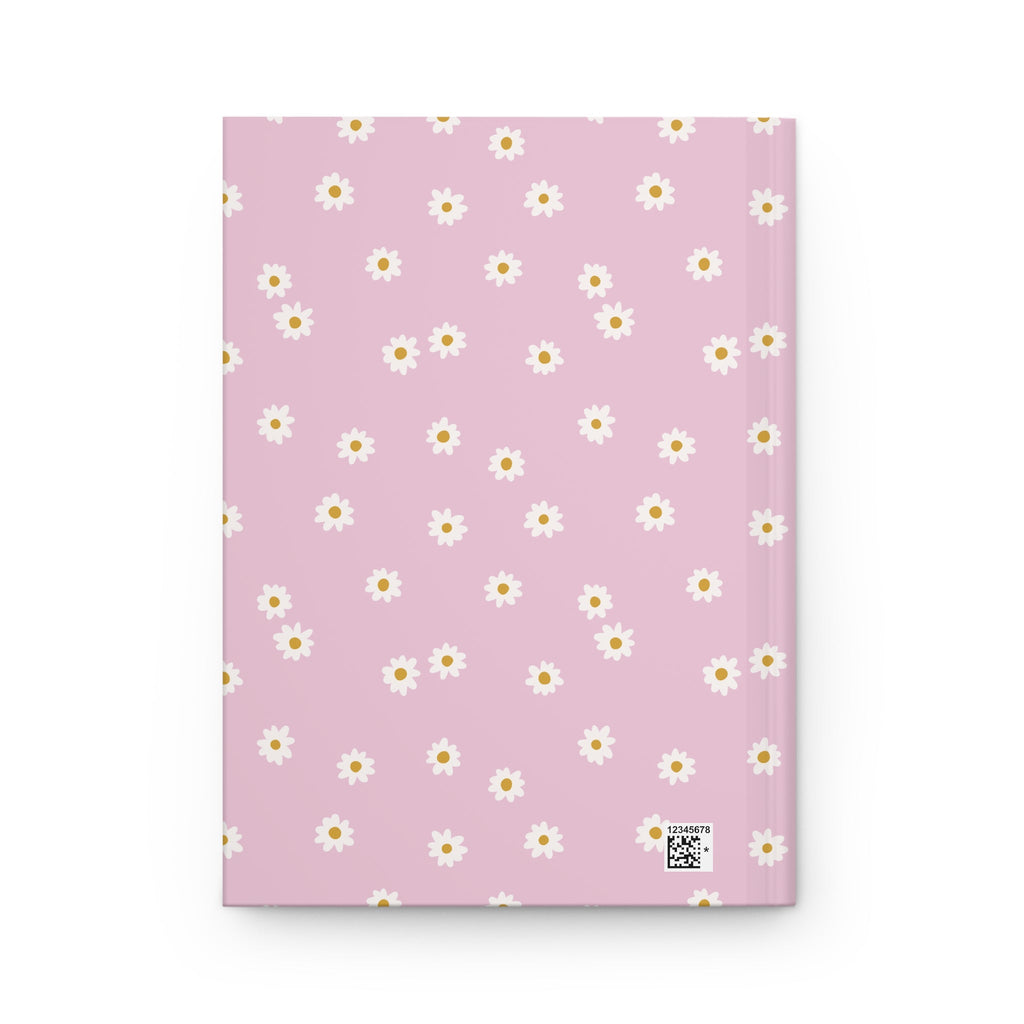 Cute Daisy Notebook for School or Work Meetings: Pastel Flower Hardcover Journal - Opal and June