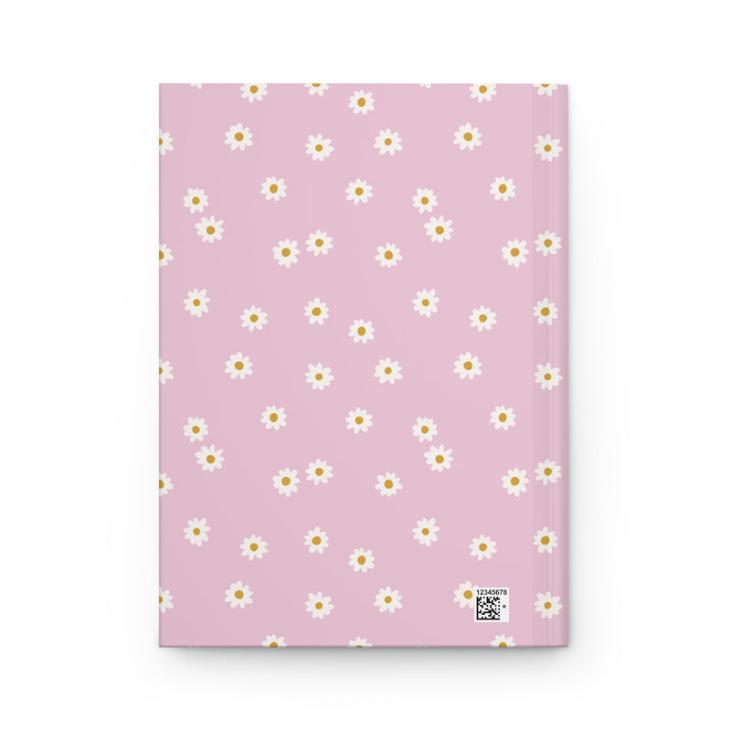 Cute Daisy Notebook for School or Work Meetings: Pastel Flower Hardcover Journal - Opal and June