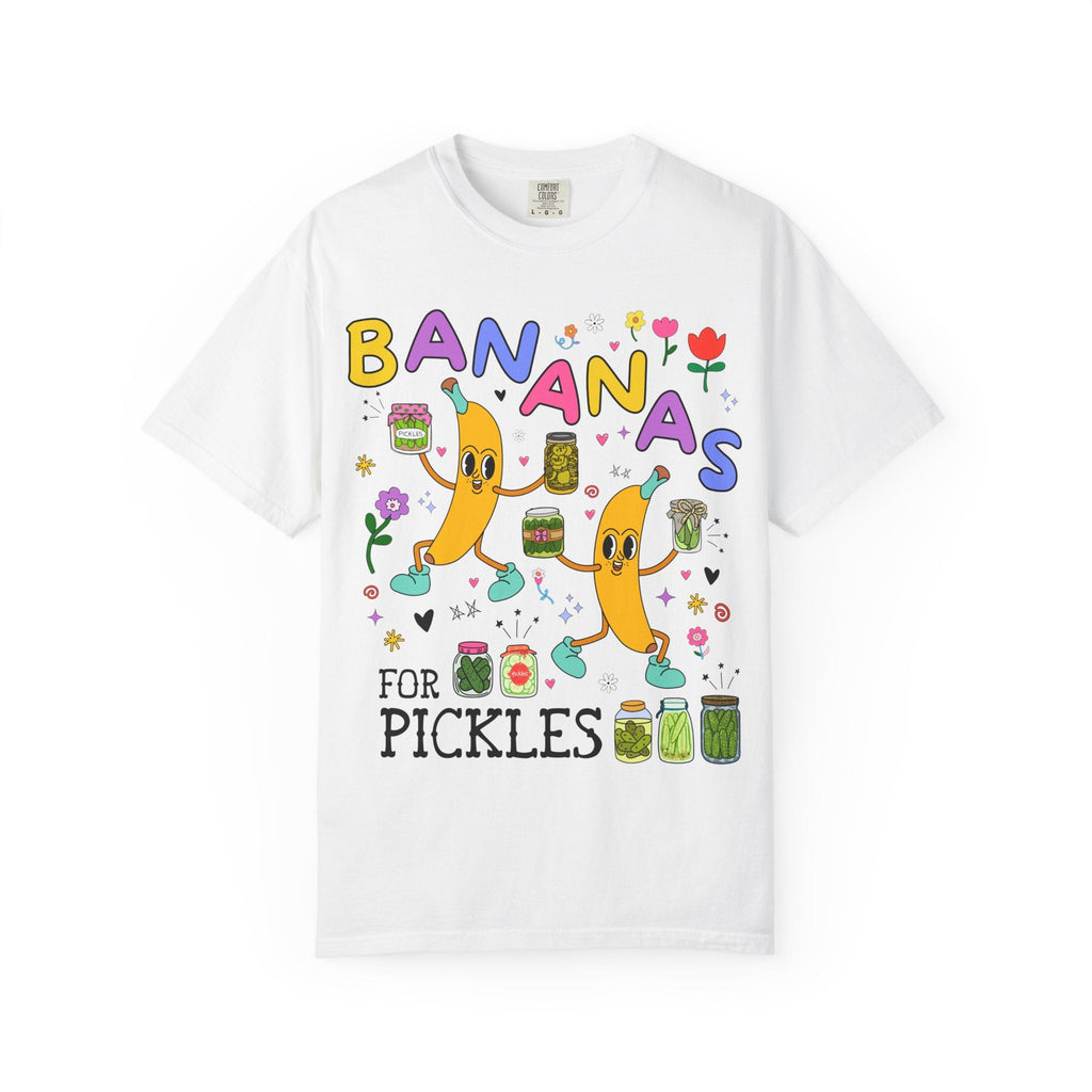 Cute Dill Pickle Tee Shirt in Comfort Colors, Funny Saying Pickle Lover Tee for Friend or Sister Who Loves Pickles, Bananas for Pickles - Opal and June