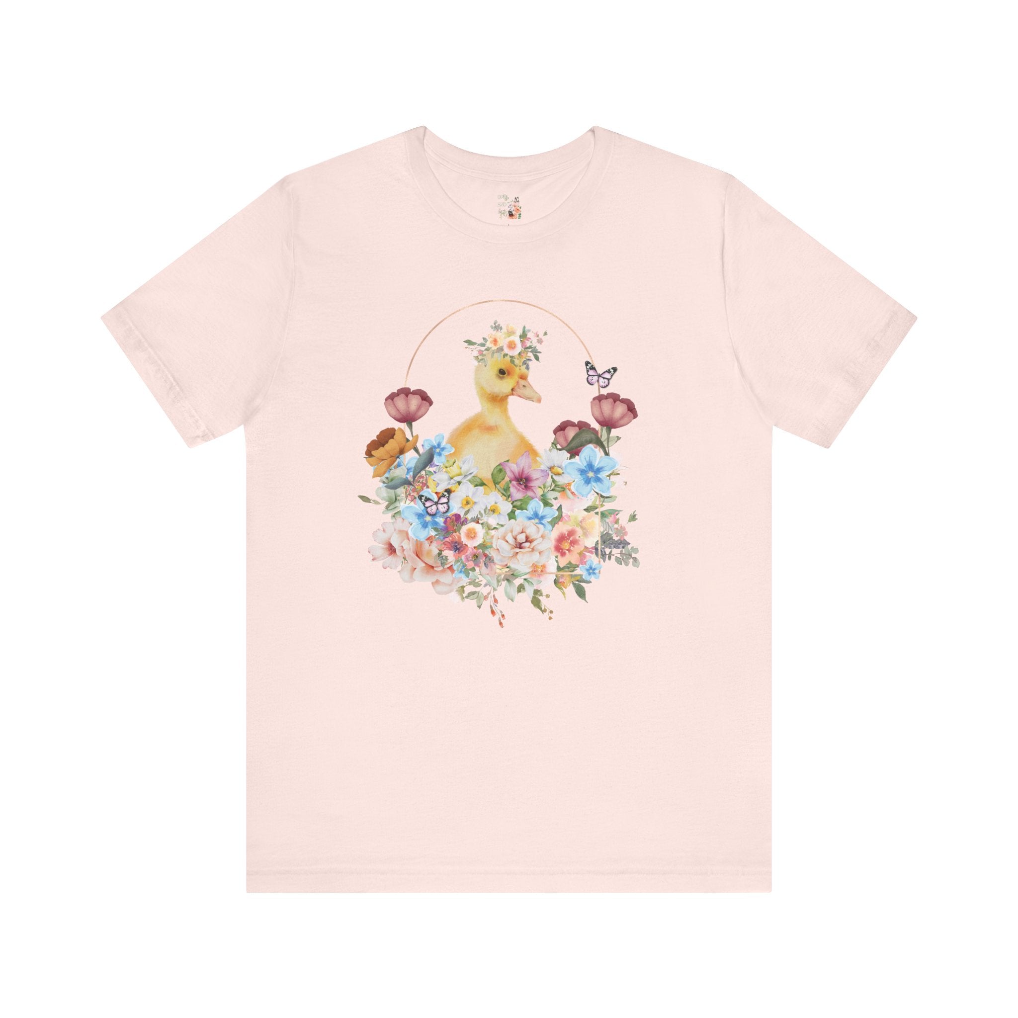 Cute Floral Duck T-Shirt - Opal and June