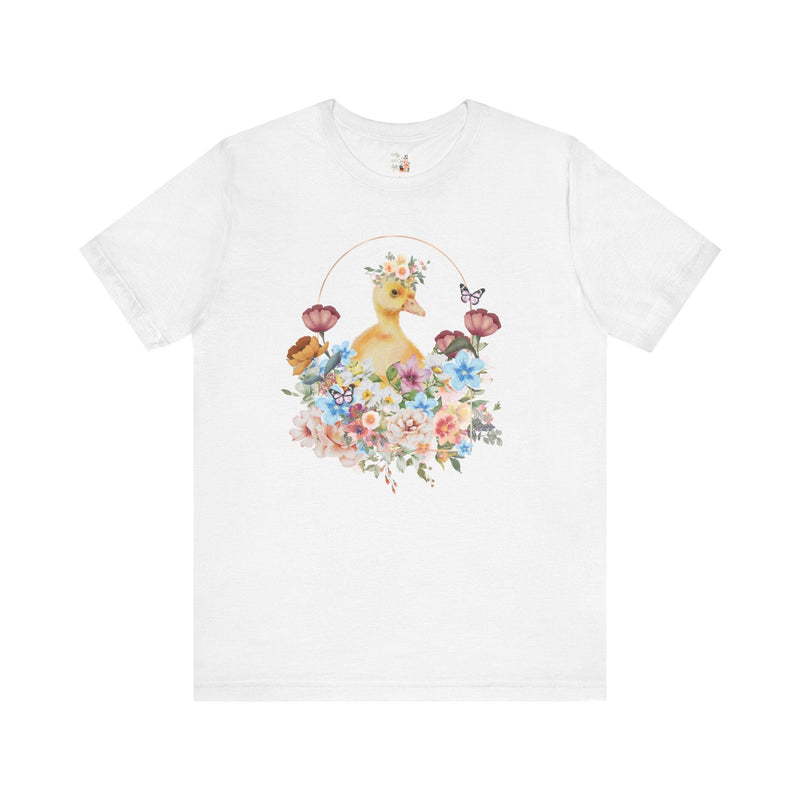 Cute Floral Duck T-Shirt - Opal and June