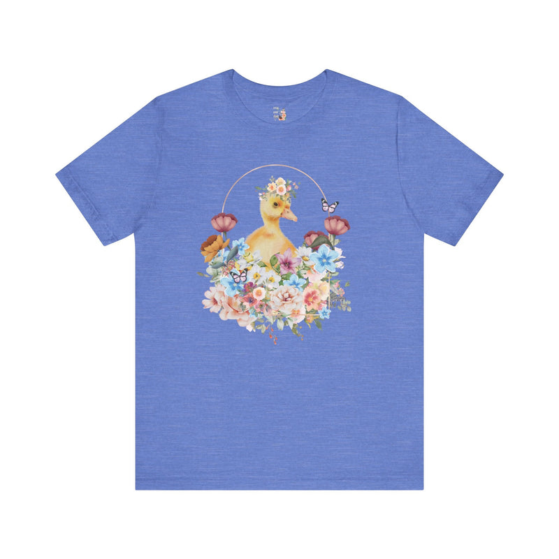 Cute Floral Duck T-Shirt - Opal and June