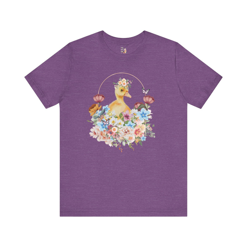 Cute Floral Duck T-Shirt - Opal and June