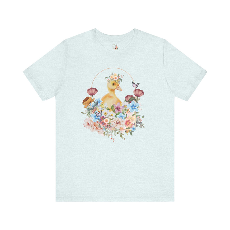 Cute Floral Duck T-Shirt - Opal and June