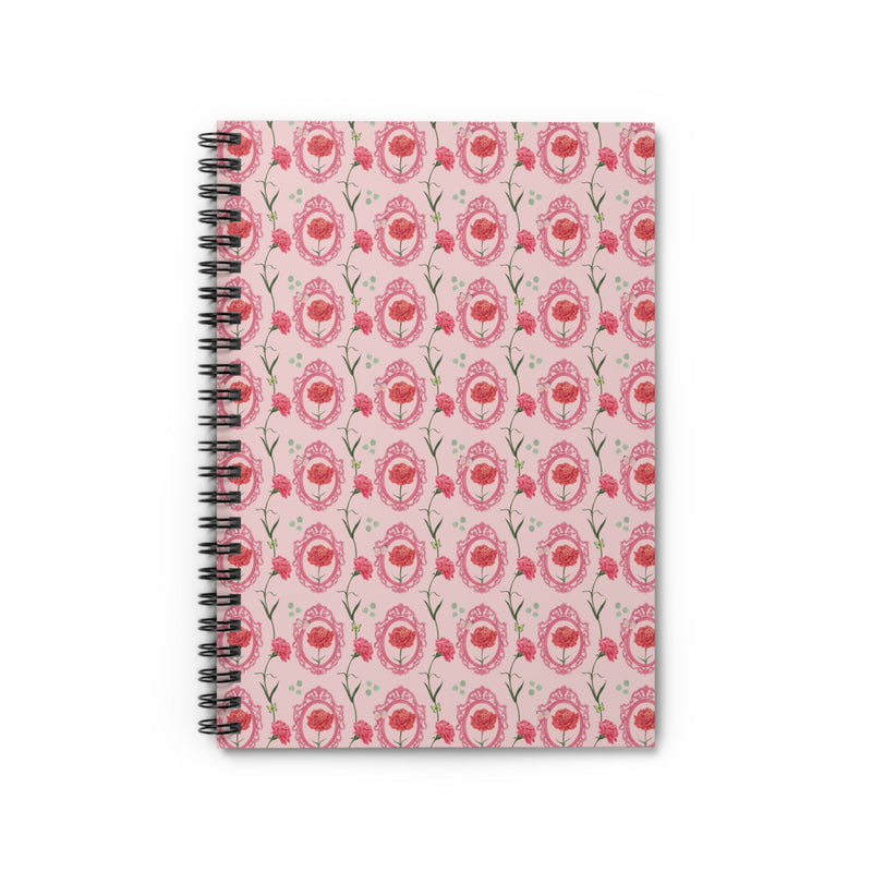 Cute Floral Notebook with Vintage Botanical Flowers: Gift for Flower Lover - Opal and June
