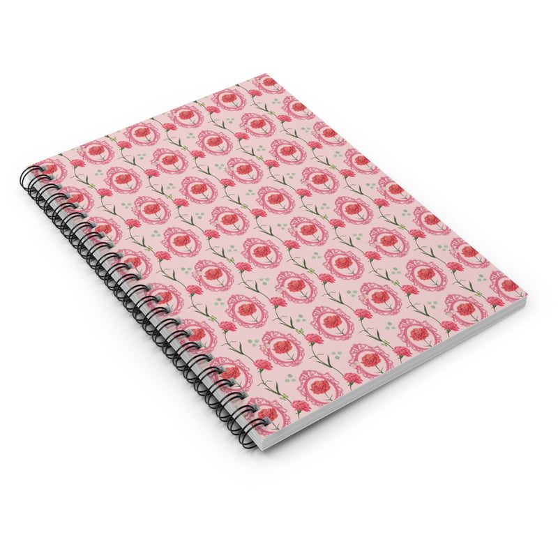 Cute Floral Notebook with Vintage Botanical Flowers: Gift for Flower Lover - Opal and June