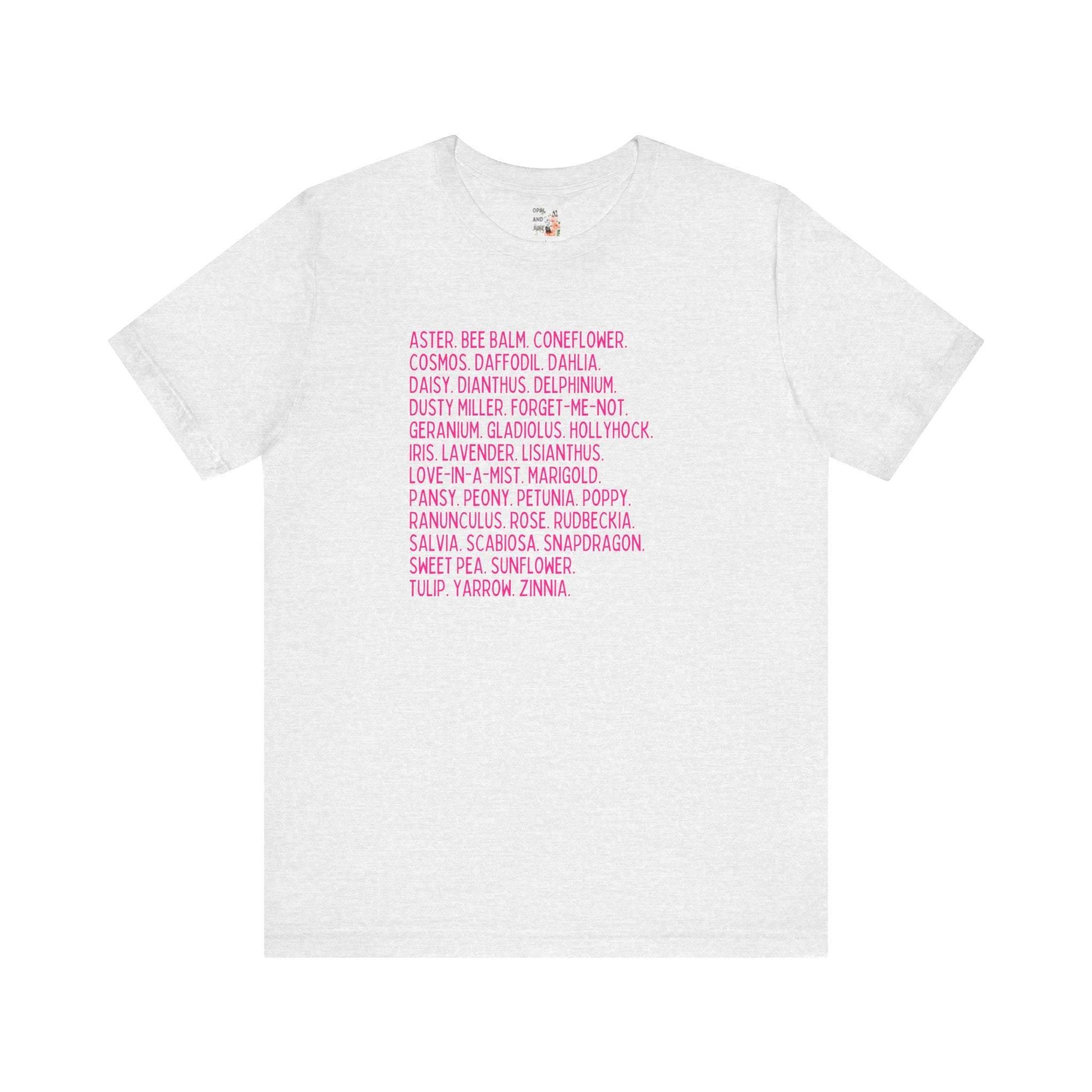 Cute Gardening Tee for Wedding Florist - Opal and June