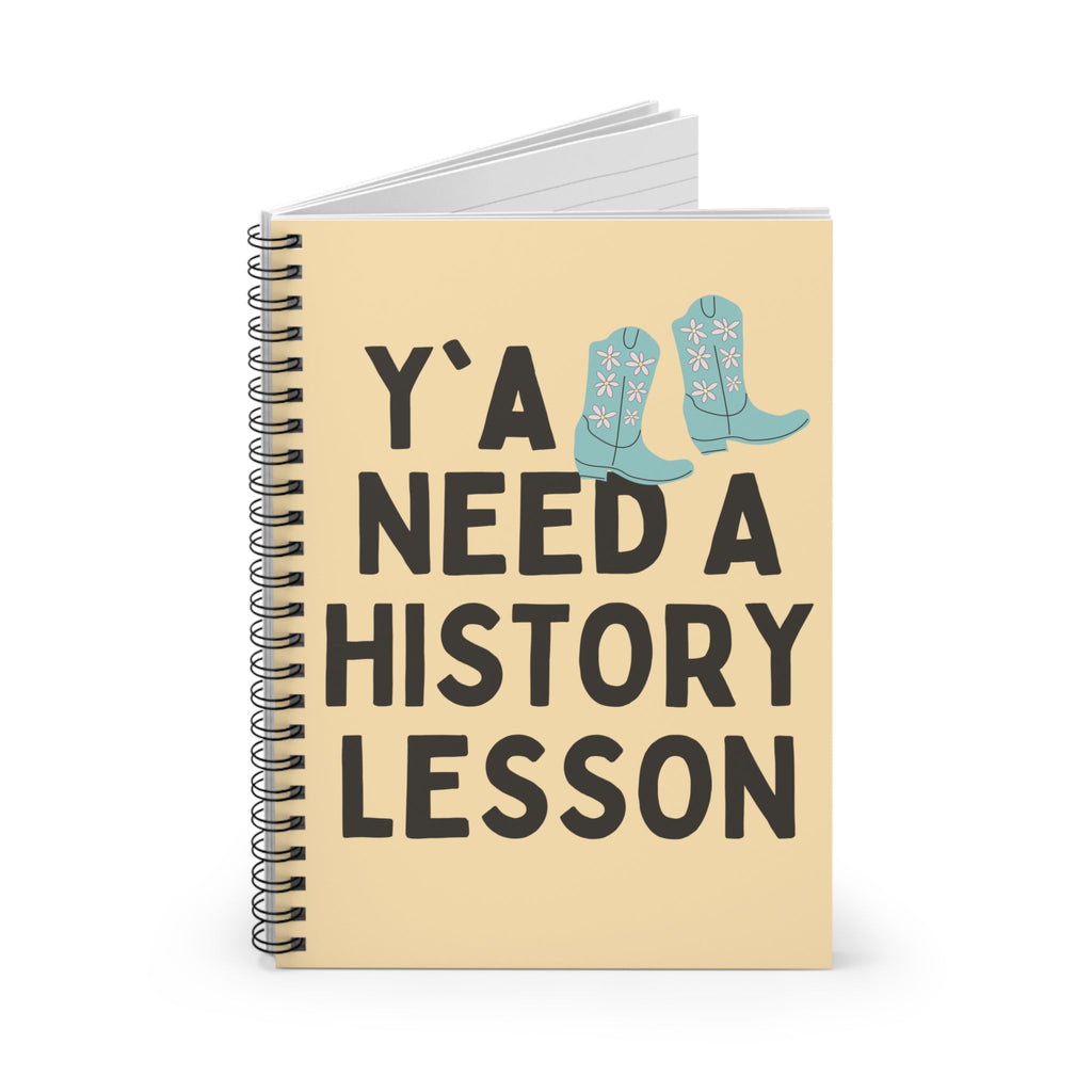 Cute Groovy Western History Notebook or Journal for History Teacher: Y'all Need A History Lesson - Opal and June