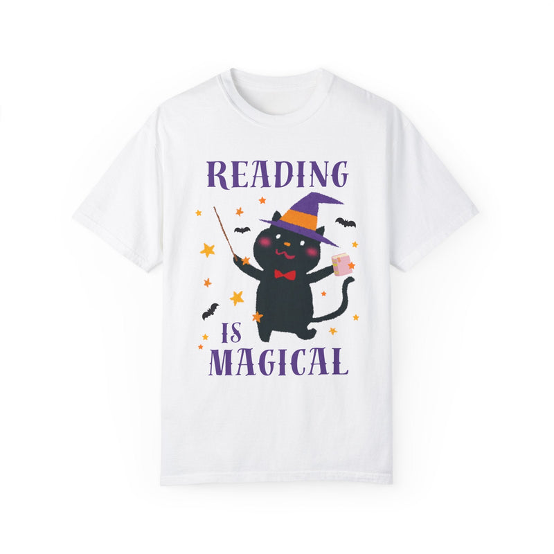 Cute Halloween Reading Teacher Tee - Opal and June