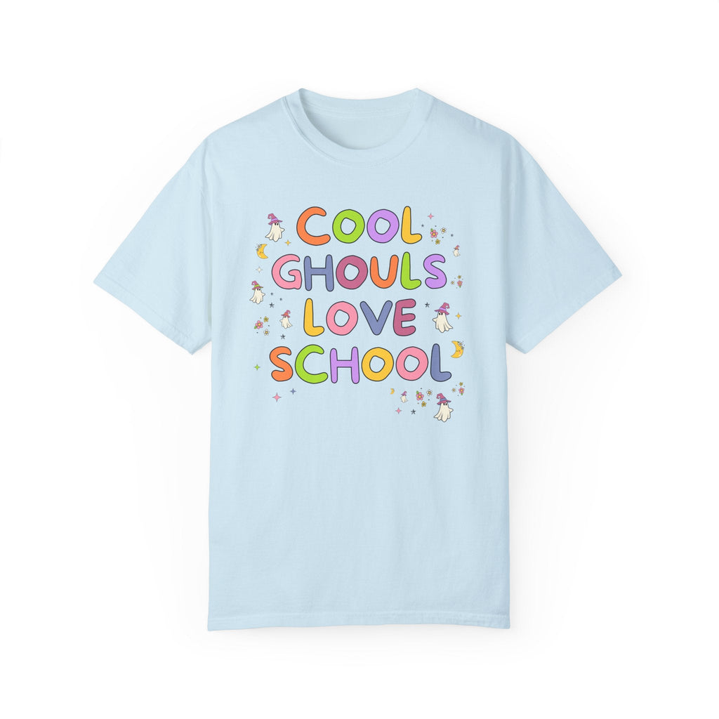 Cute Halloween Teacher Tee with Ghosts - Opal and June