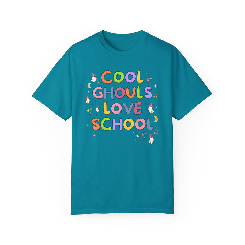 Cute Halloween Teacher Tee with Ghosts - Opal and June