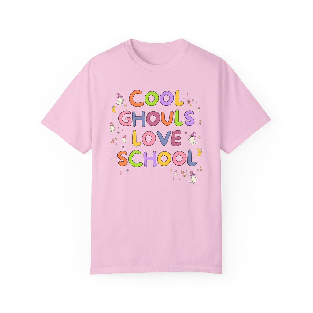 Cute Halloween Teacher Tee with Ghosts - Opal and June