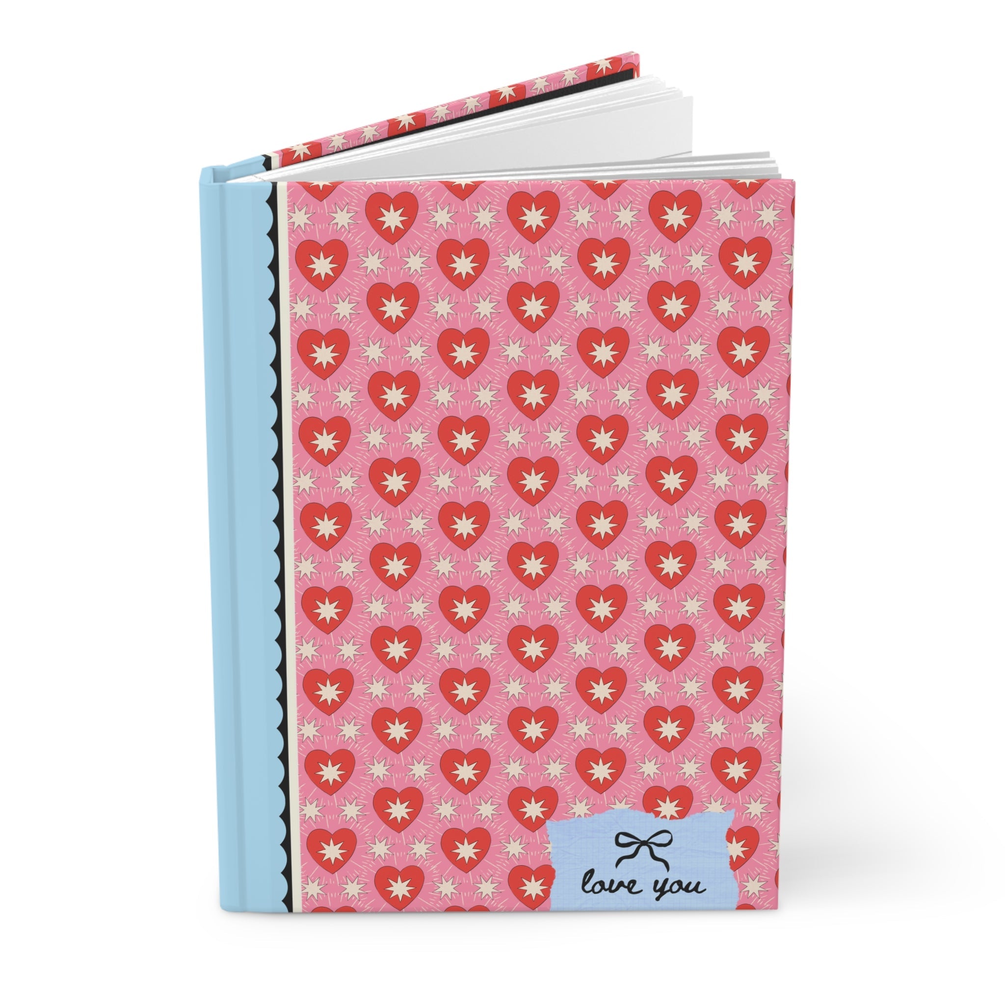 Cute Heart Notebook for Valentine's Day - Opal and June