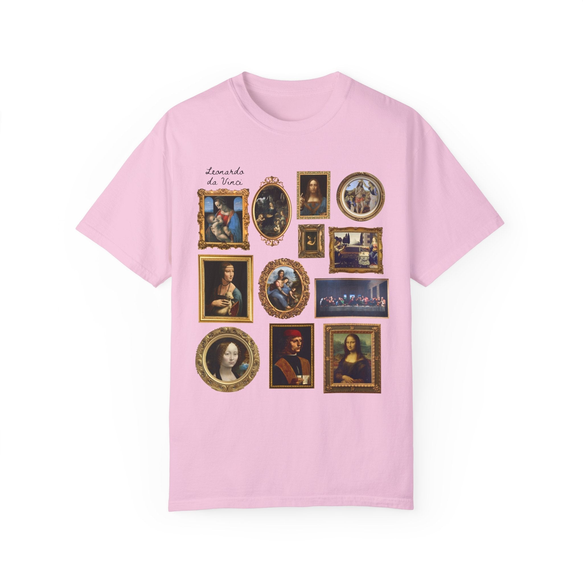 Cute Lenoardo da Vinci Art History Tee - Opal and June