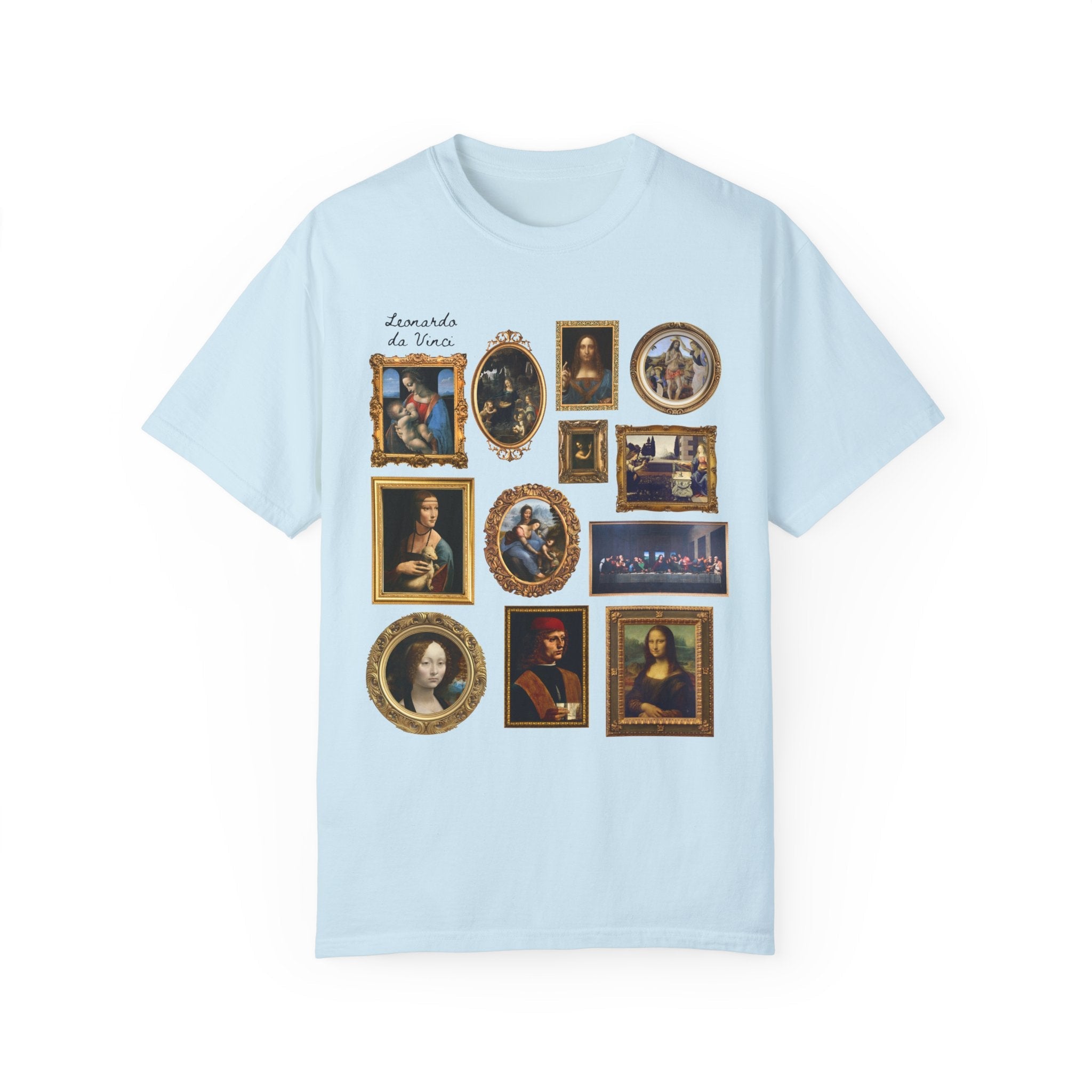 Cute Lenoardo da Vinci Art History Tee - Opal and June