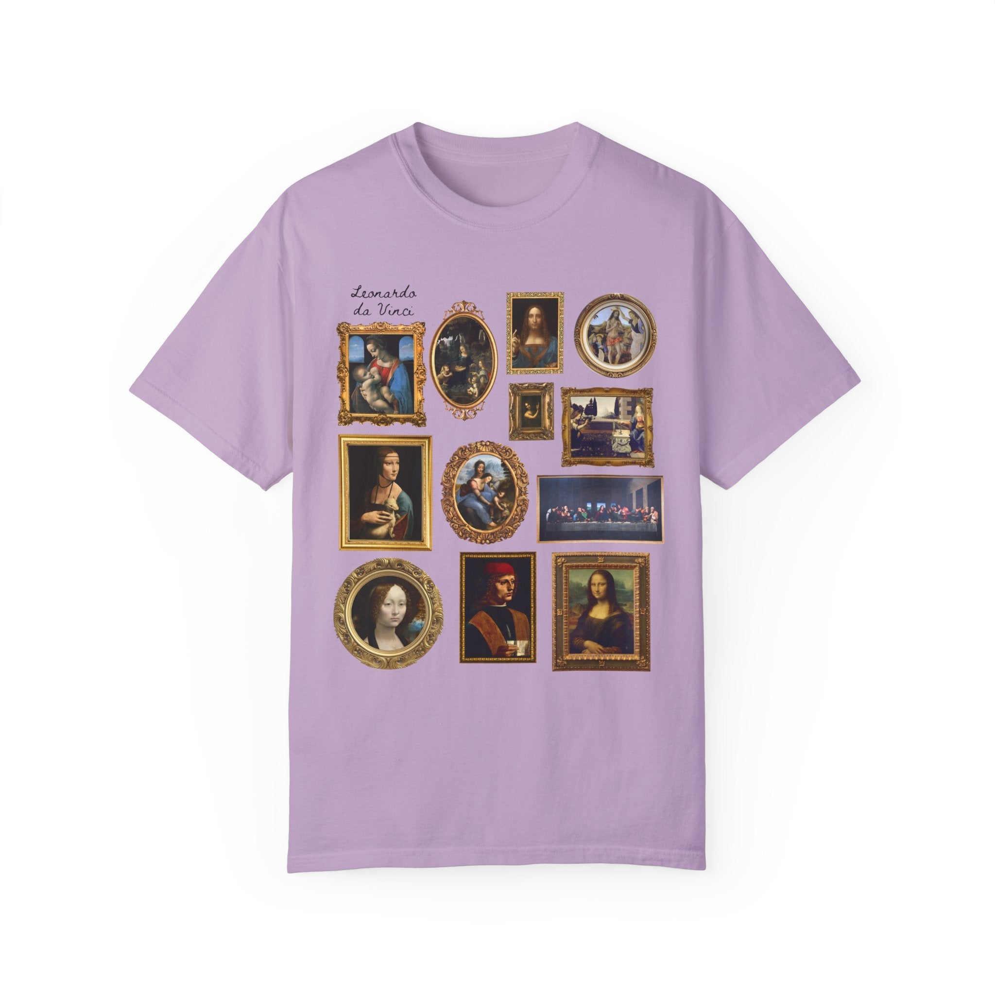 Cute Lenoardo da Vinci Art History Tee - Opal and June