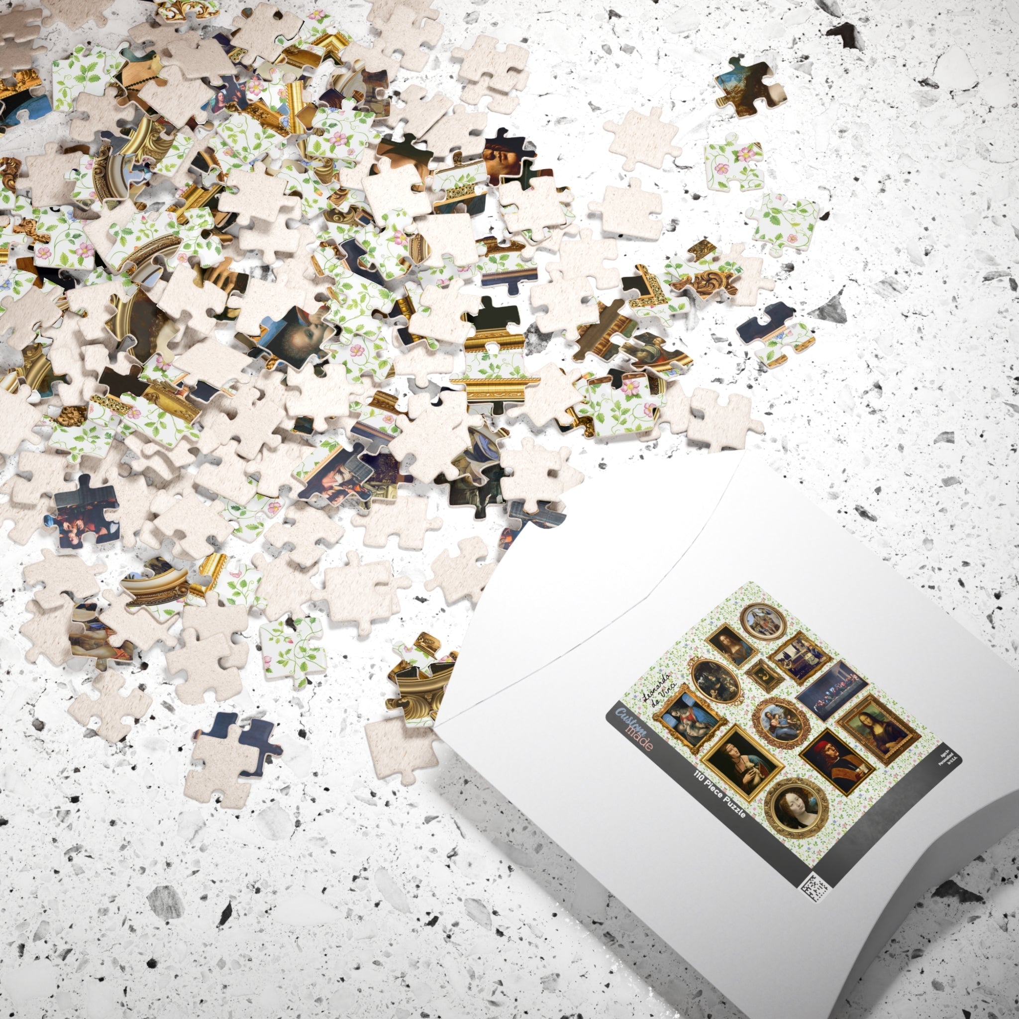 Cute Lenoardo da Vinci Art History Tee Puzzle for Friend or Historian Who Loves Art: Gallery Wall Aesthetic, European History Professor Gift - Opal and June