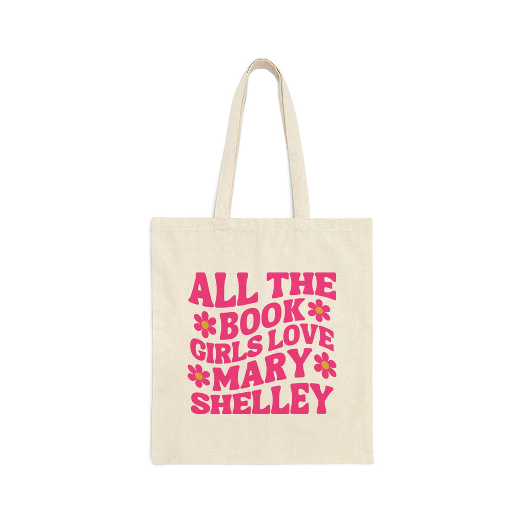 Cute Mary Shelley Tote for Library: Gift for Gothic Literature Reader or English Professor - Opal and June