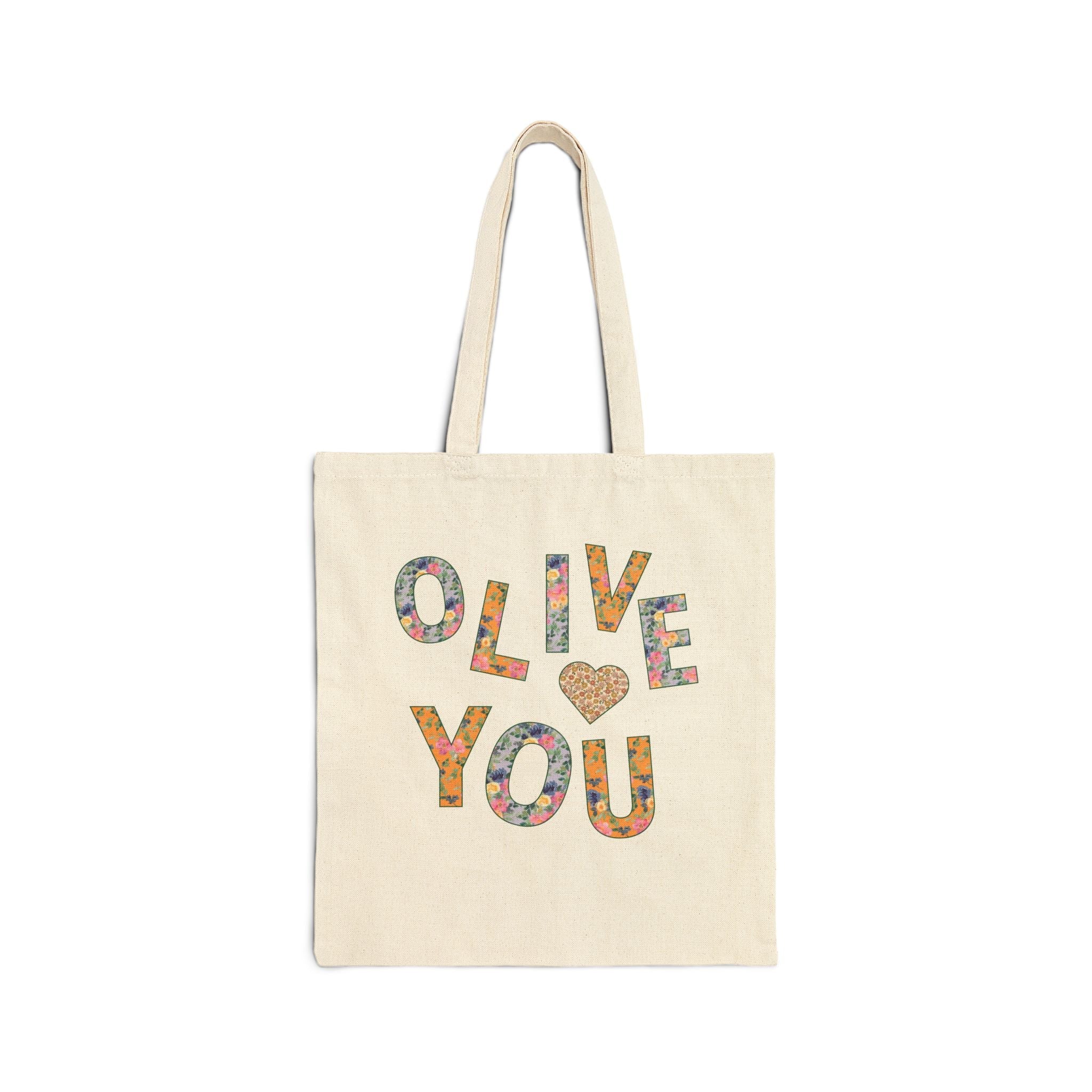 Cute Olive You Tote Bag - Opal and June