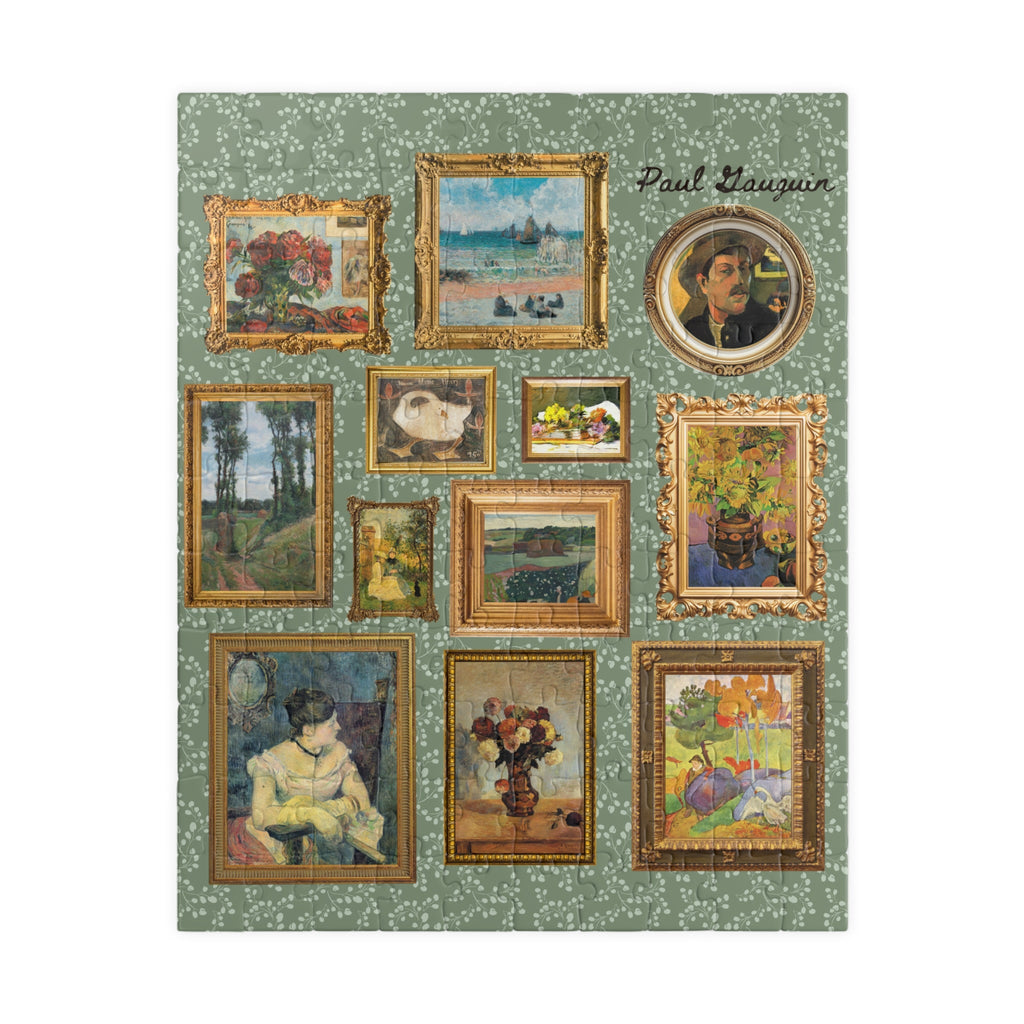 Cute Paul Gauguin Puzzle, Art Historian Friend Who Loves European Art: Gallery Wall Aesthetic, French Art History, Humanities Professor Gift - Opal and June