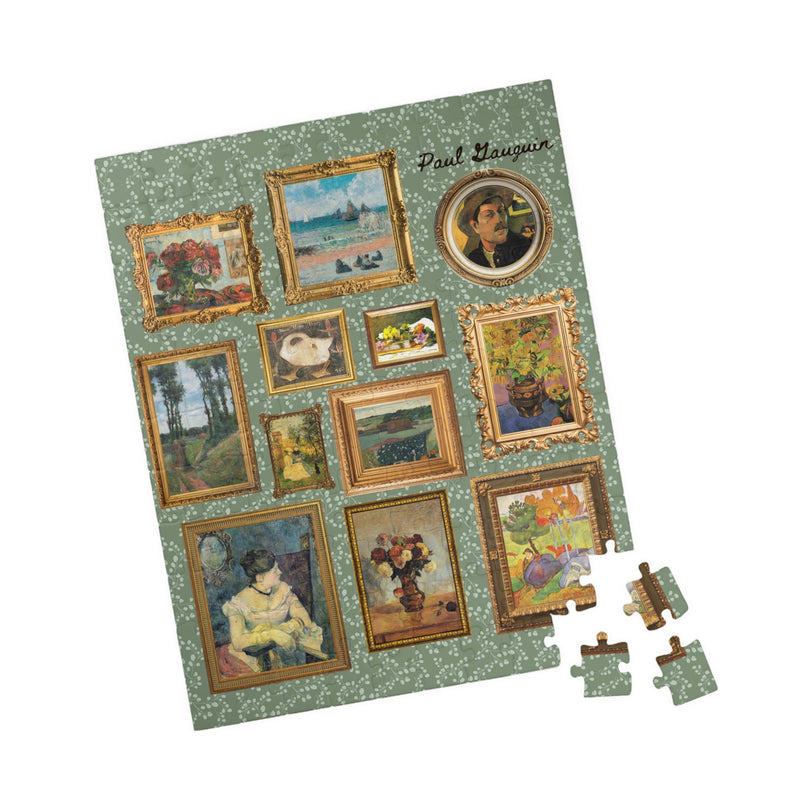 Cute Paul Gauguin Puzzle, Art Historian Friend Who Loves European Art: Gallery Wall Aesthetic, French Art History, Humanities Professor Gift - Opal and June