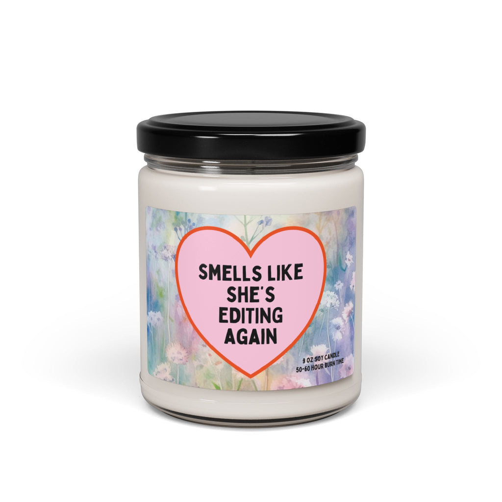 Cute Photographer Gift: 9 Oz Soy Candle: Smells Like She's Editing Again - Opal and June