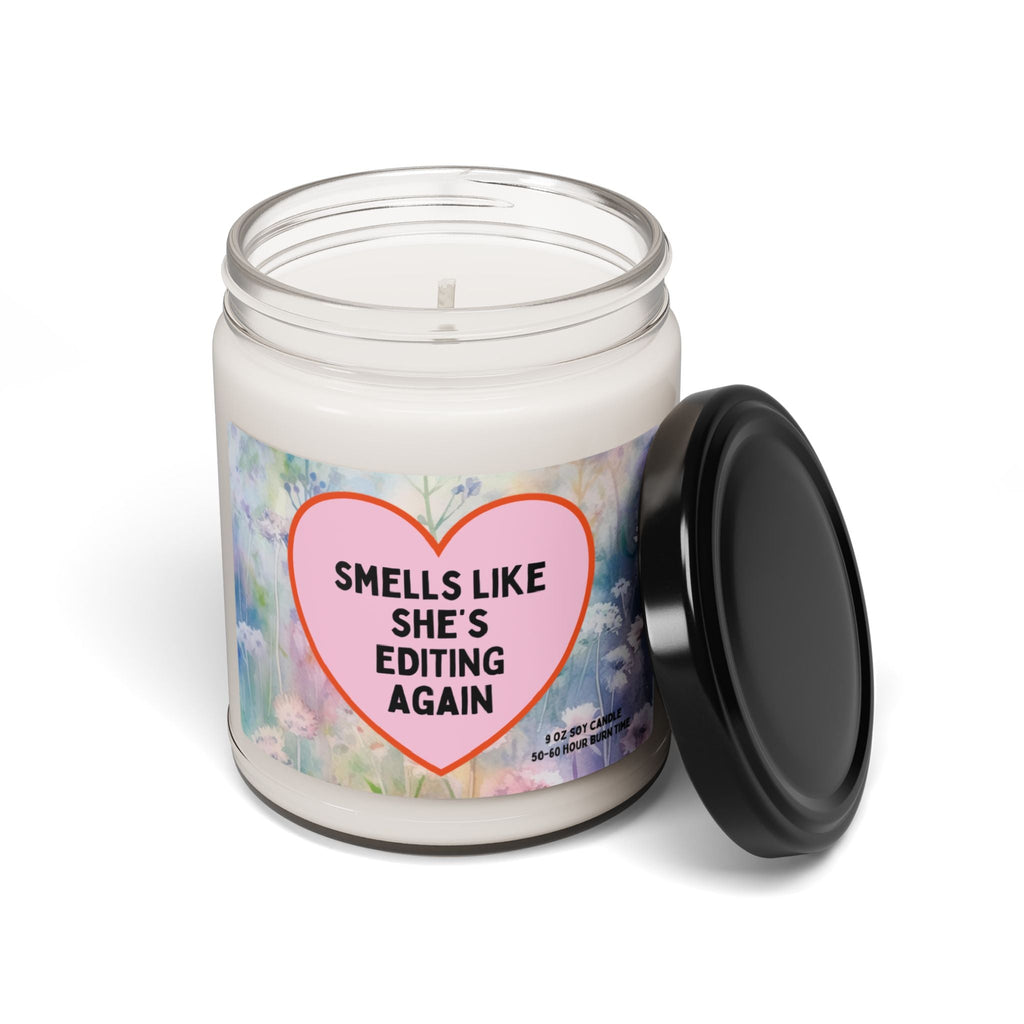 Cute Photographer Gift: 9 Oz Soy Candle: Smells Like She's Editing Again - Opal and June