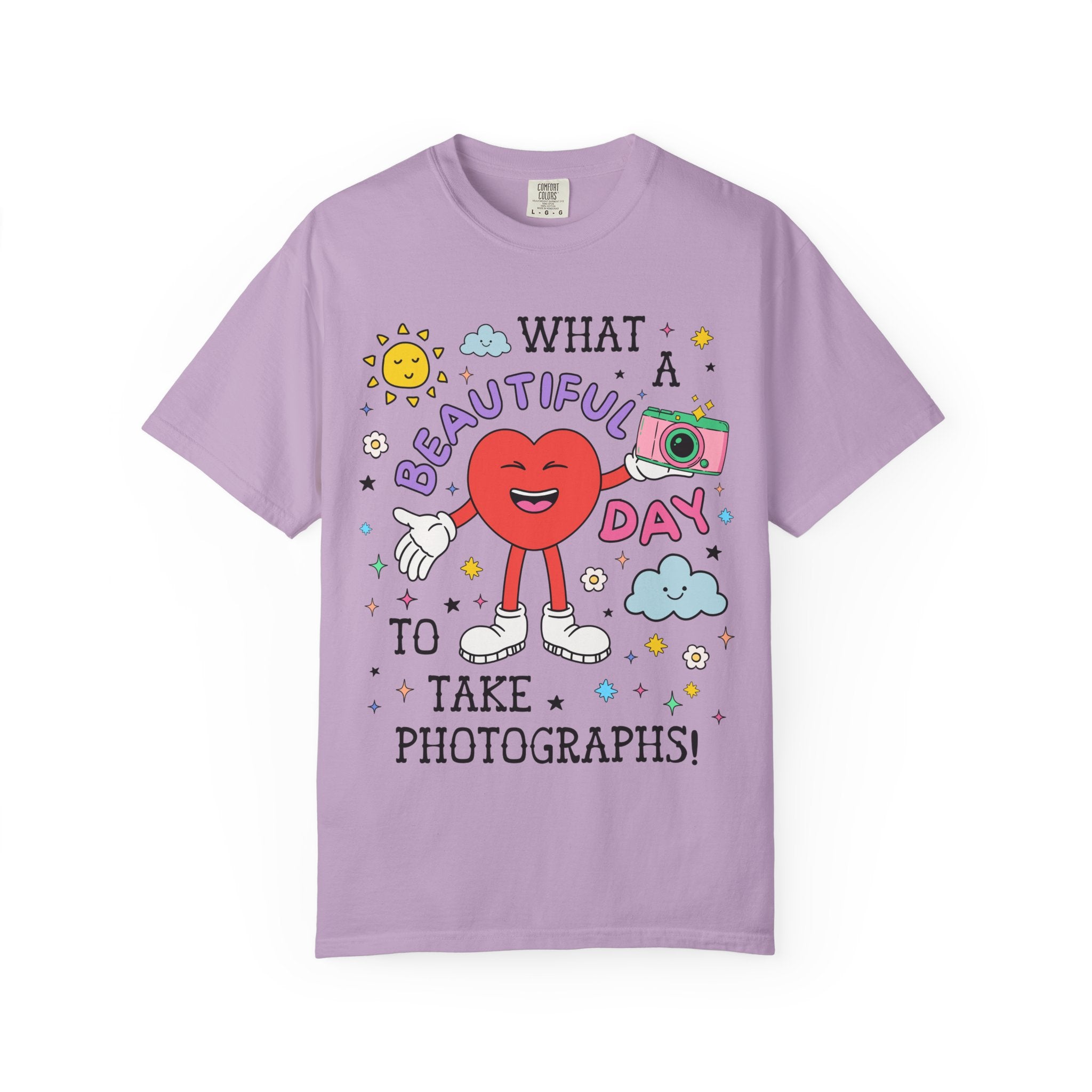 Cute Photographer Gift for Mom Who Loves Photos, Silly and Funny Saying Wedding Photographer or Family Photographer T-Shirt with Heart - Opal and June