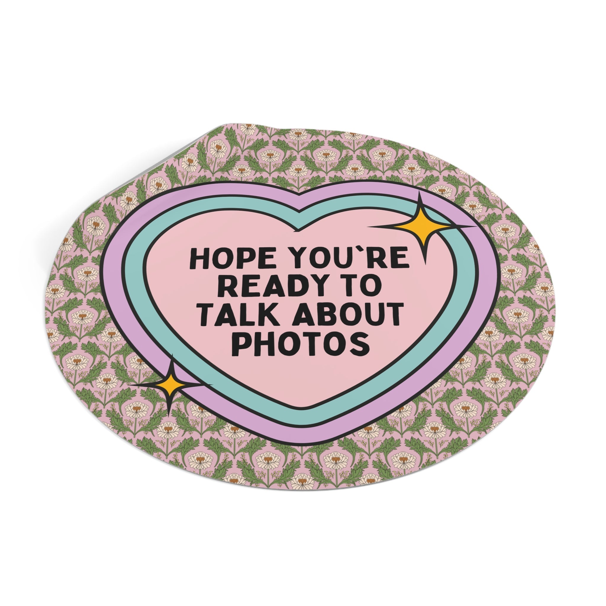 Cute Photographer Sticker for Wedding Photographer or Family Photographer, Mom Who Loves Photos, Cute Mother's Day Gift, Photography Major - Opal and June