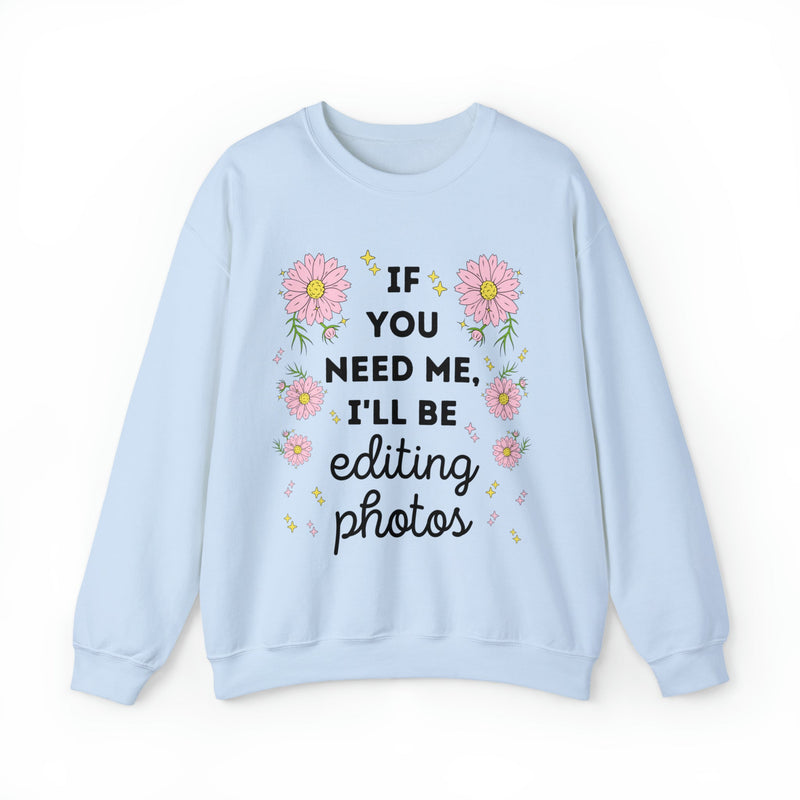 Cute Photographer Sweatshirt for Wedding Photographer or Photography Editor - Opal and June