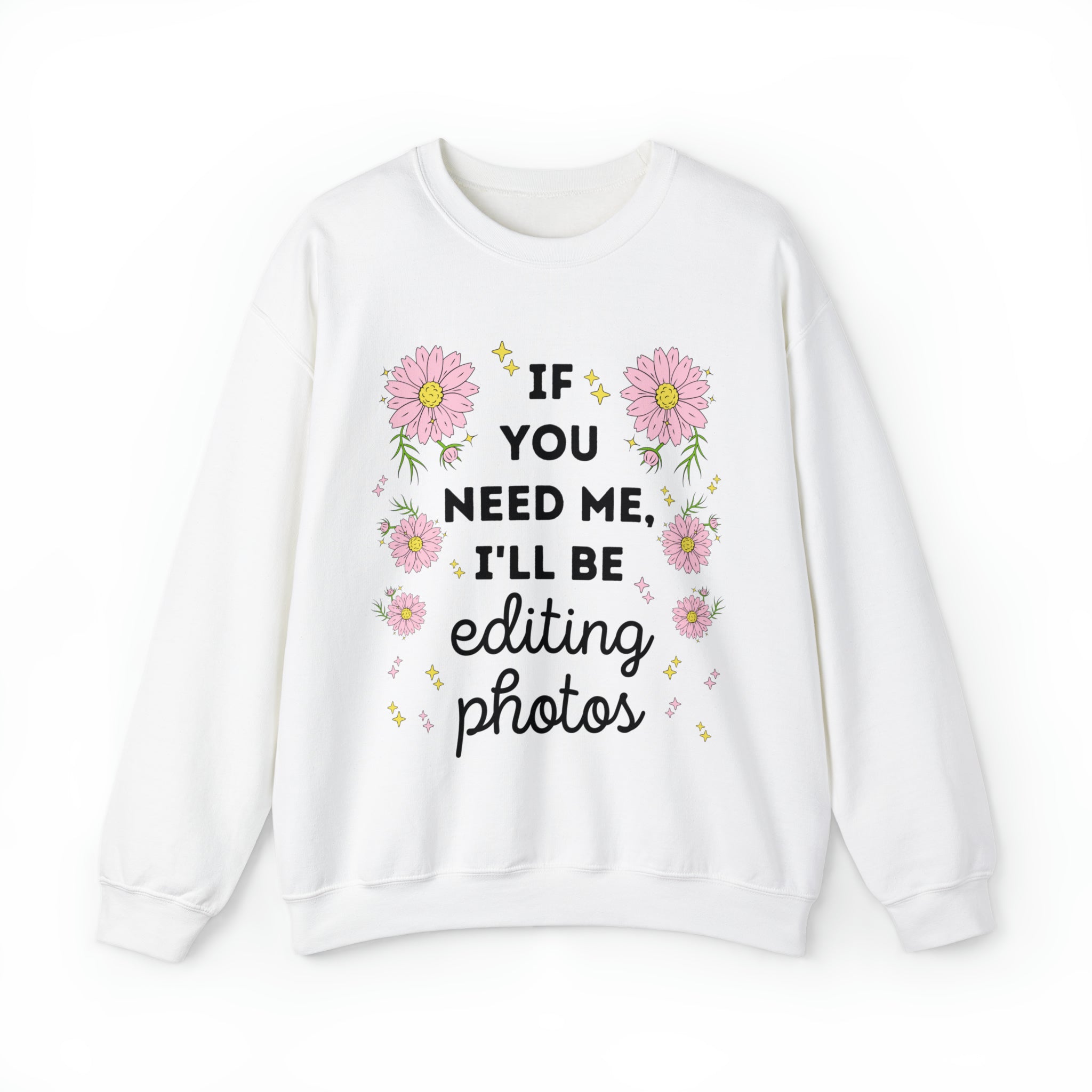 Cute Photographer Sweatshirt for Wedding Photographer or Photography Editor - Opal and June