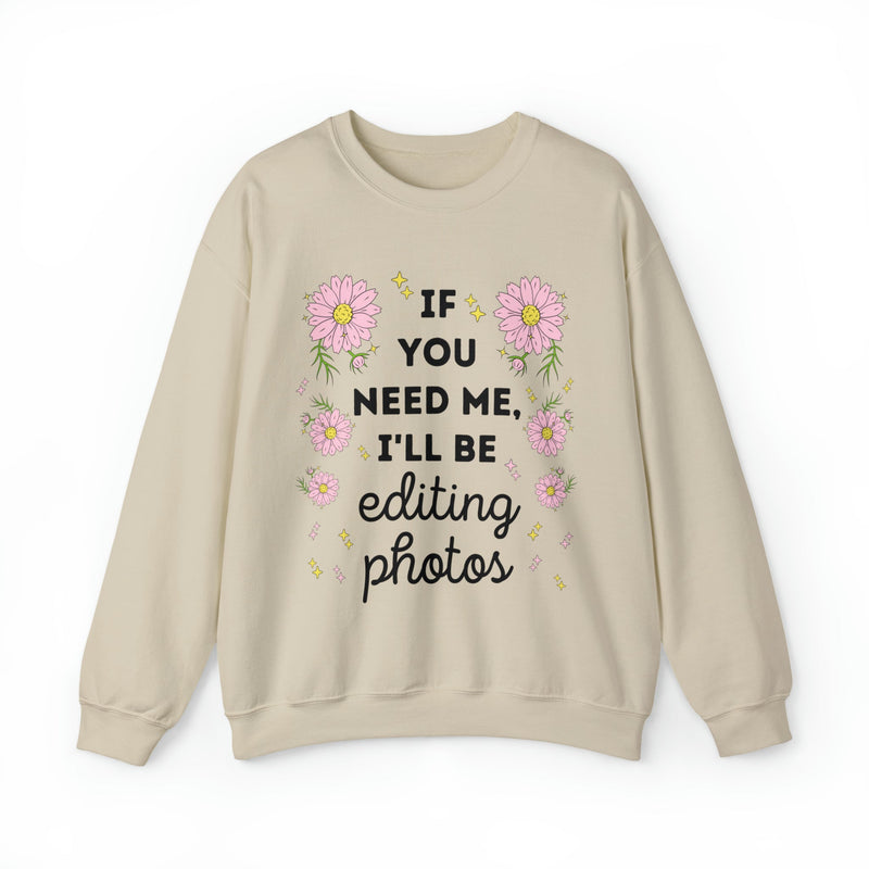 Cute Photographer Sweatshirt for Wedding Photographer or Photography Editor - Opal and June