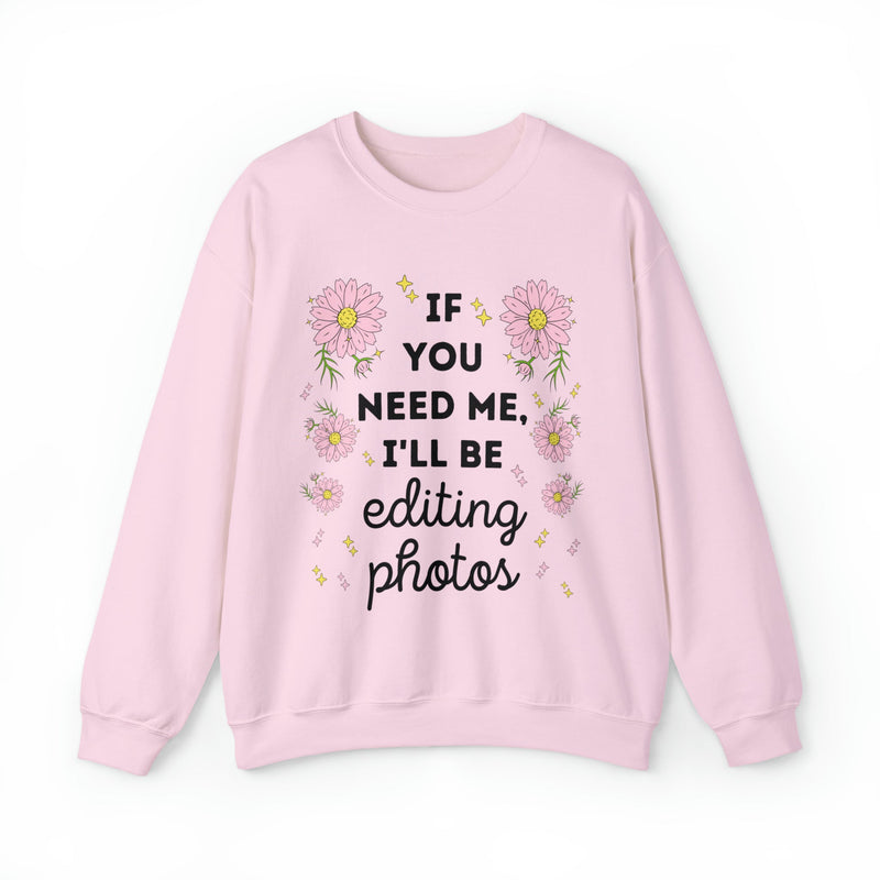 Cute Photographer Sweatshirt for Wedding Photographer or Photography Editor - Opal and June