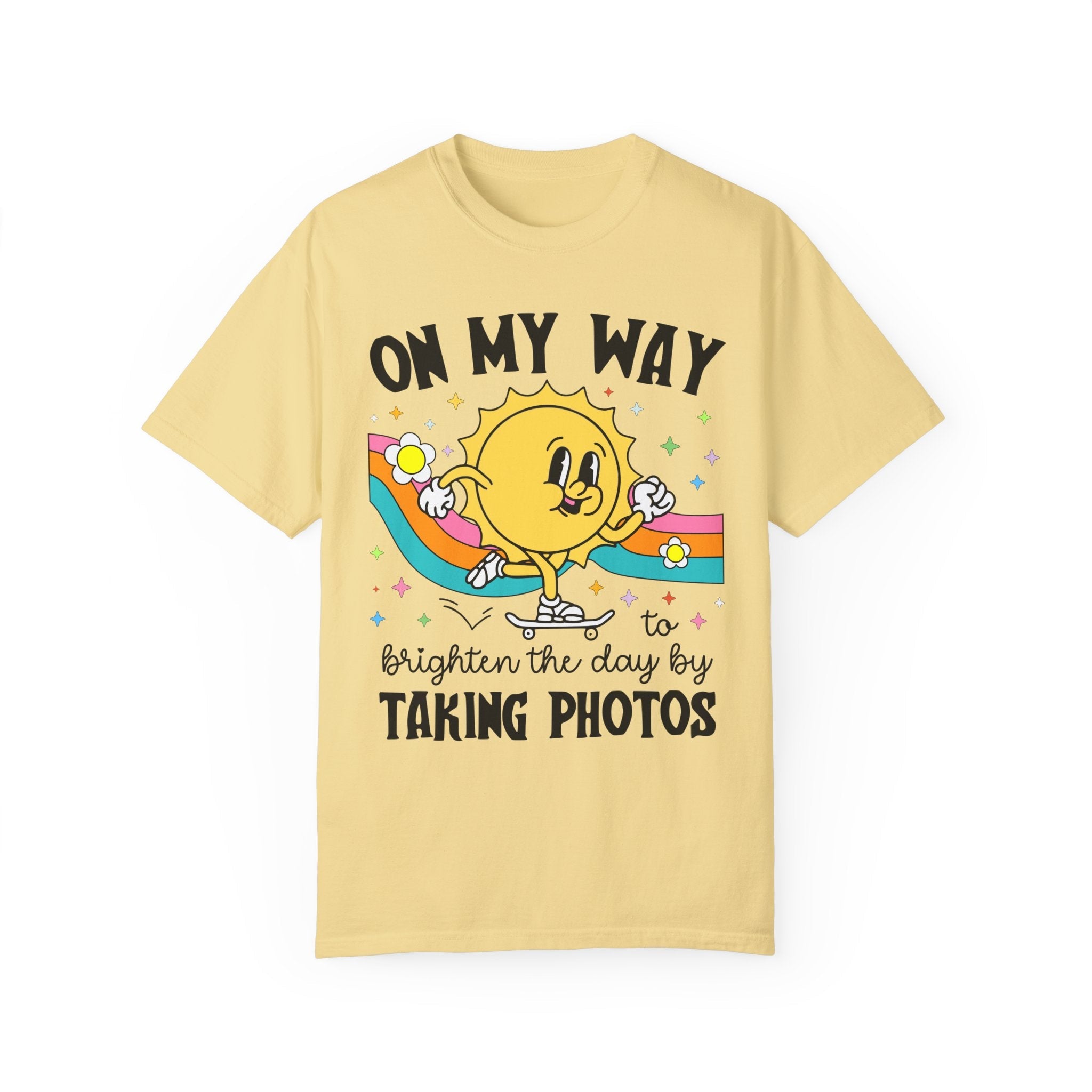 Cute Photographer Tee Shirt for Daughter Who Loves Photography, Colorful Photography Major Graduation Gift, Wedding or Family Photographer - Opal and June