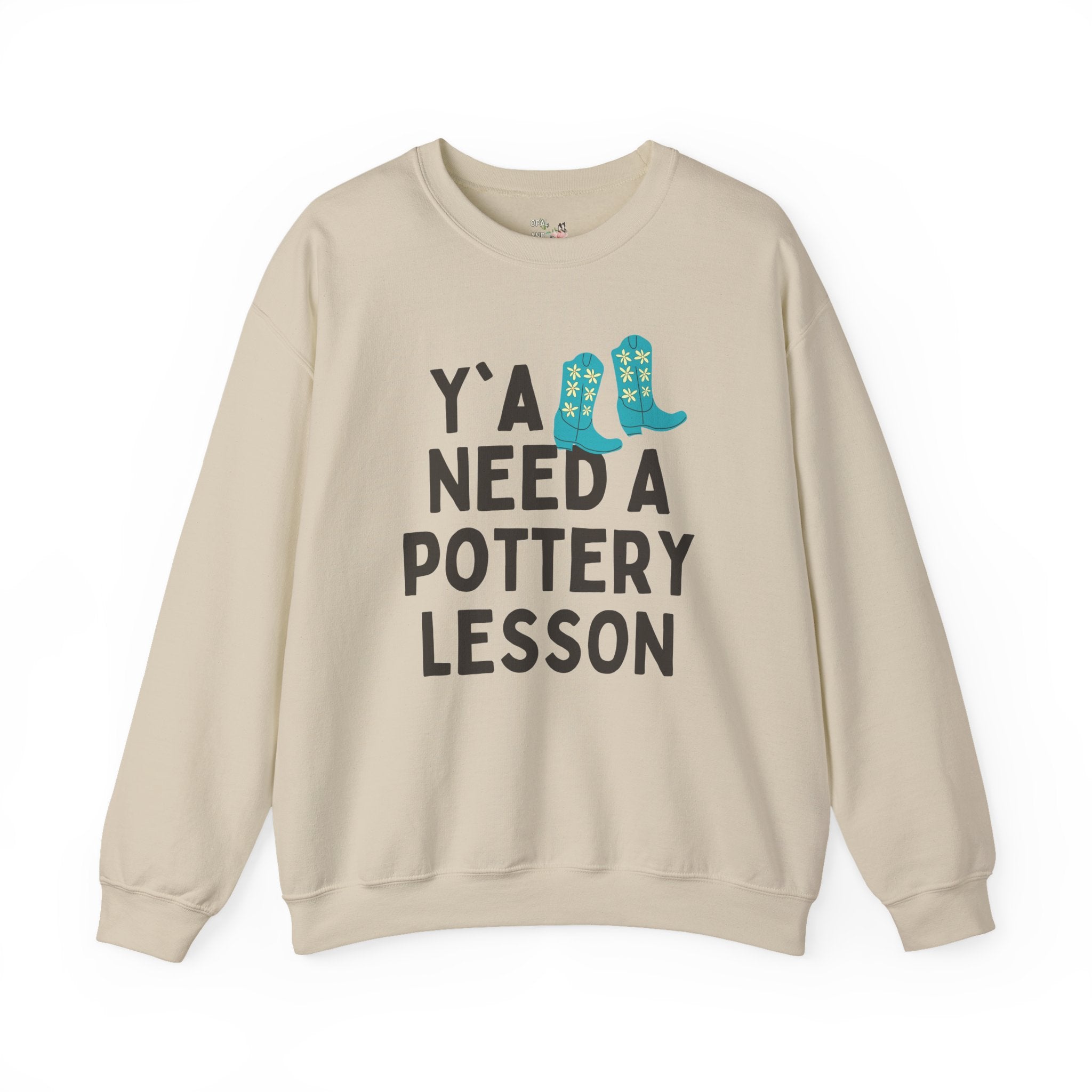 Cute Pottery Teacher Sweatshirt, Ceramic Artist, College Art Teacher Crewneck for Friend Who Teaches Pottery, Art History Humanities Major - Opal and June