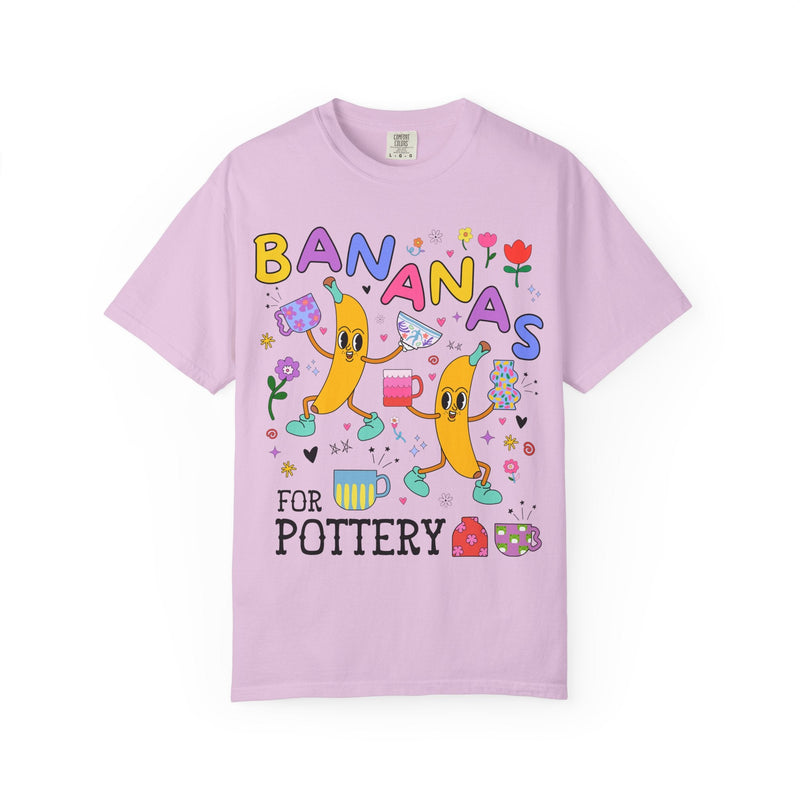 Cute Pottery Tee Shirt for Ceramic Artist: Bananas for Pottery, High Art Teacher Gift, Present for Friend Who Loves Pottery, Ceramic Teacher - Opal and June