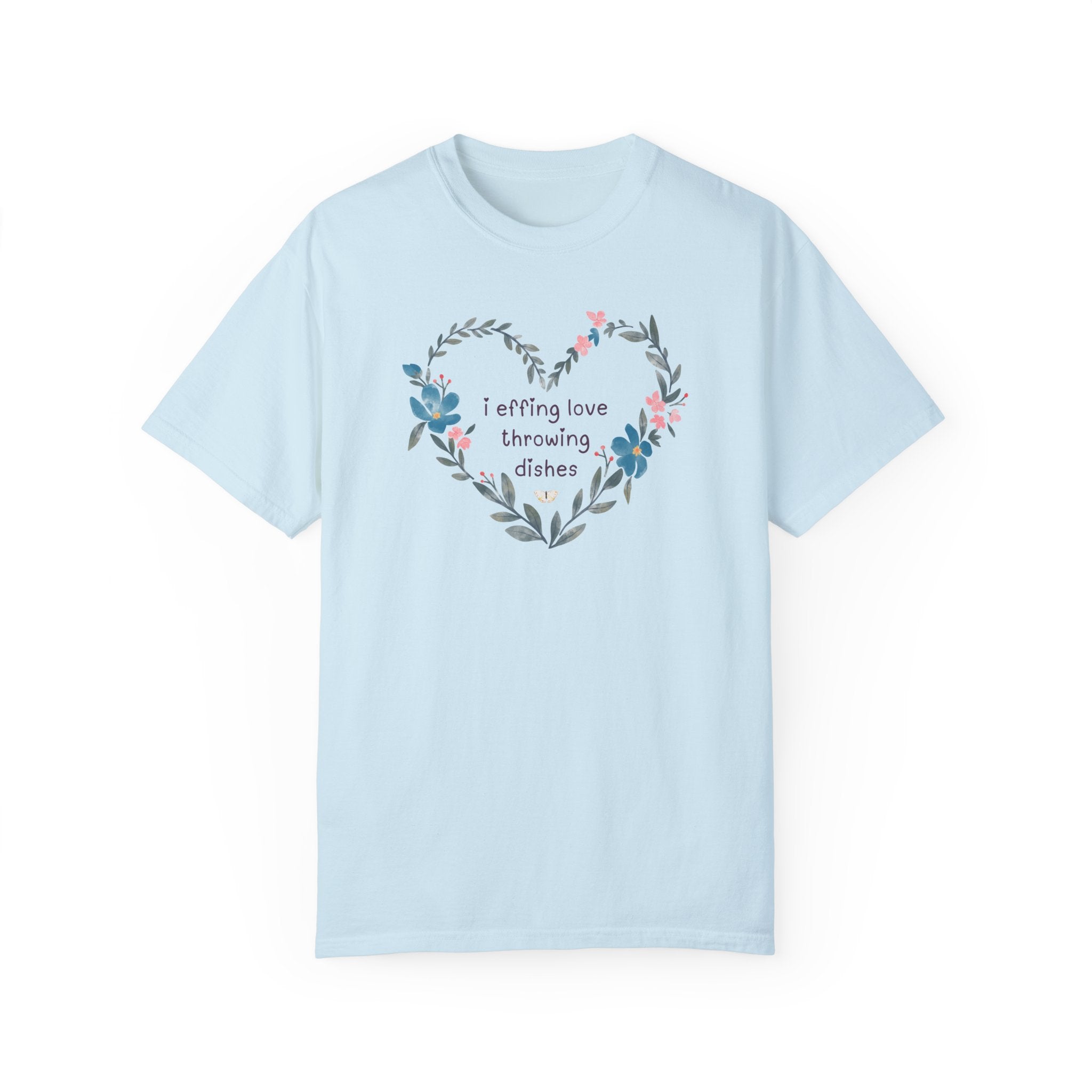 Cute Pottery Tee Shirt for Ceramic Artist Who Loves a Funny Saying, Floral Cottagecore Tee for Friend Who Loves Pottery, Art Teacher Gift - Opal and June