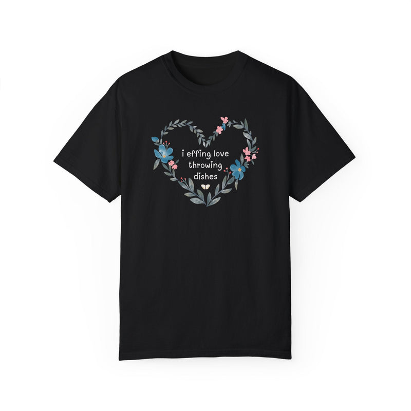 Cute Pottery Tee Shirt for Ceramic Artist Who Loves a Funny Saying, Floral Cottagecore Tee for Friend Who Loves Pottery, Art Teacher Gift - Opal and June