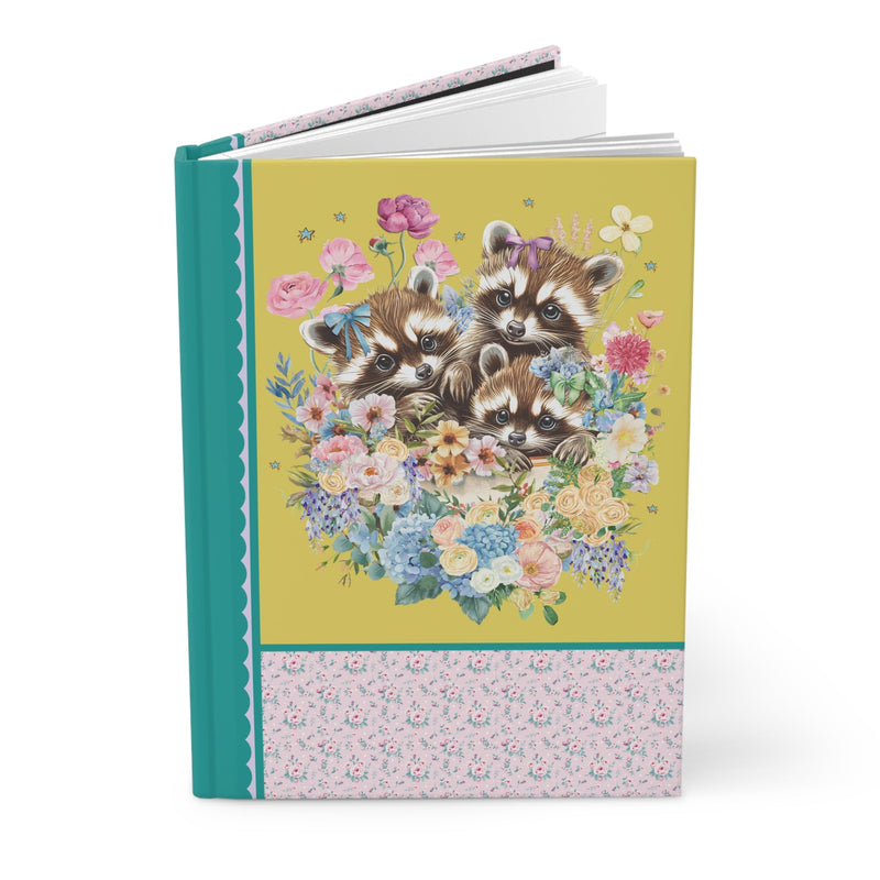 Cute Raccoon Notebook - Opal and June