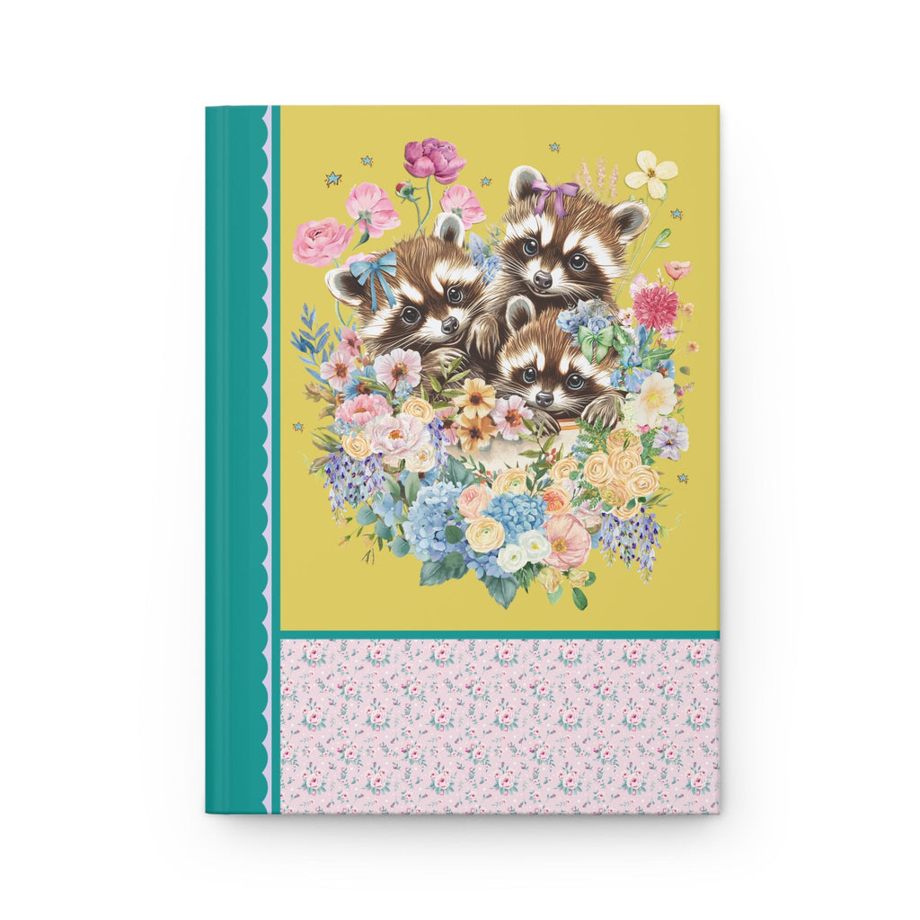 Cute Raccoon Notebook - Opal and June