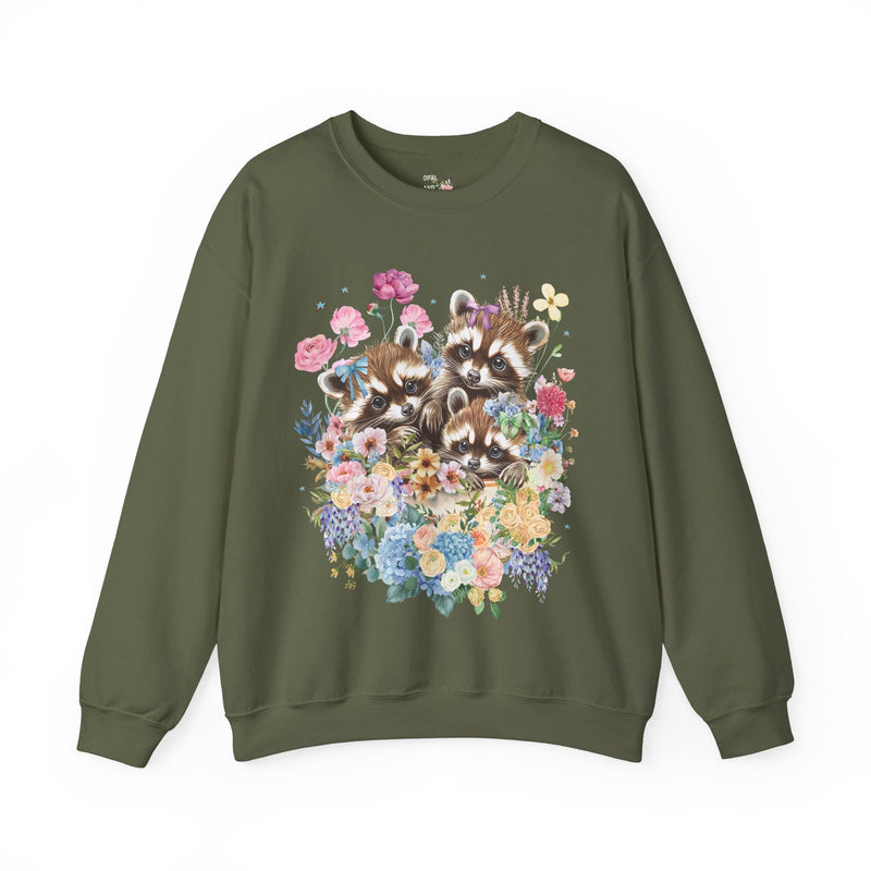 Cute Raccoon Sweatshirt - Opal and June