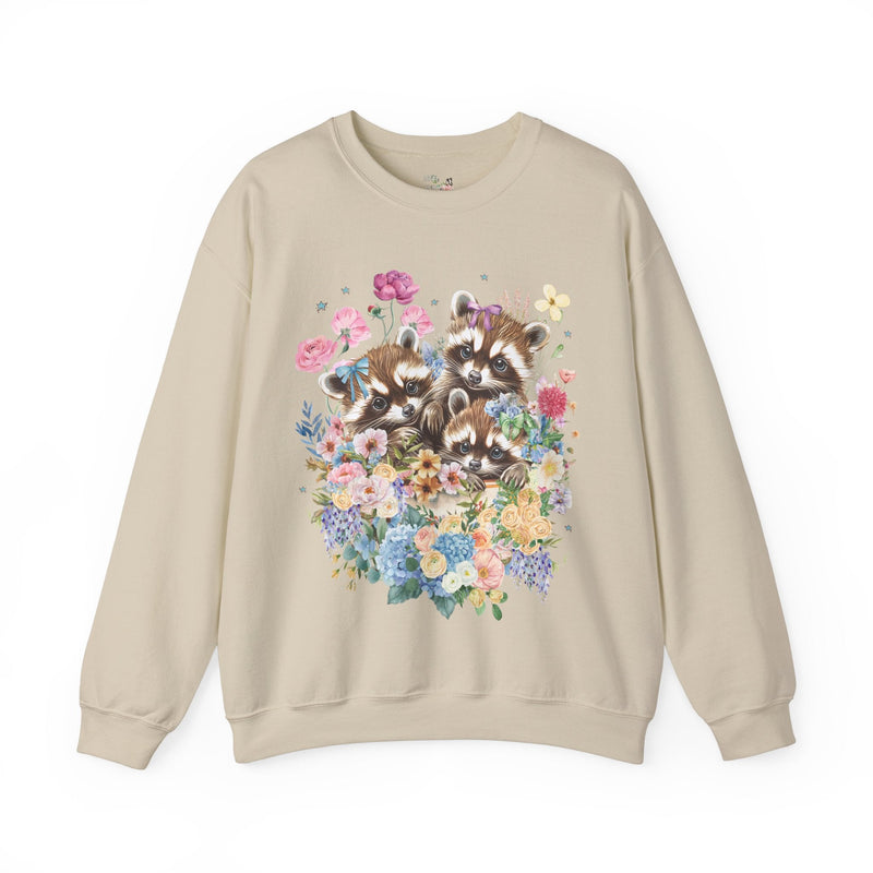 Cute Raccoon Sweatshirt - Opal and June